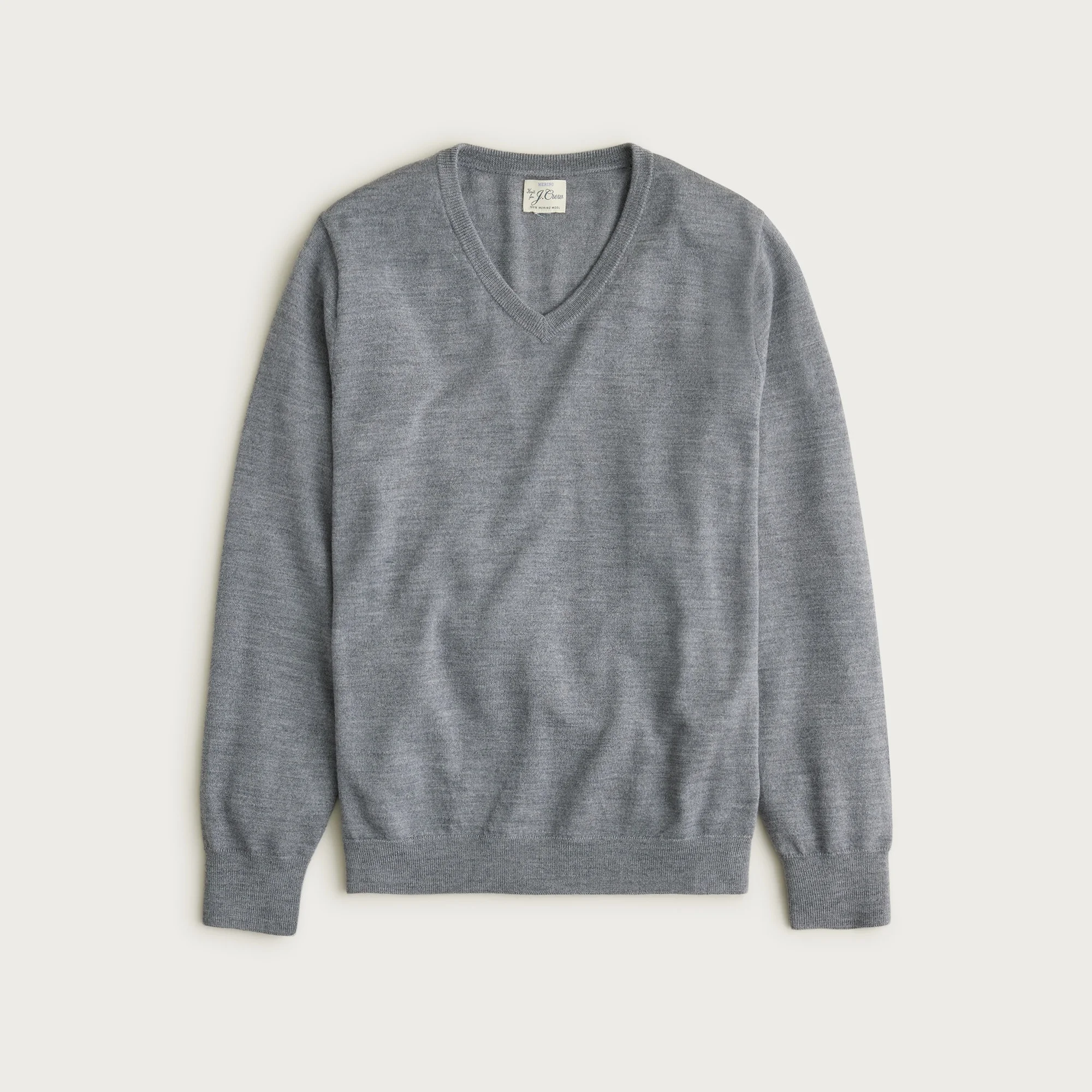 Merino wool V-neck sweater - 1