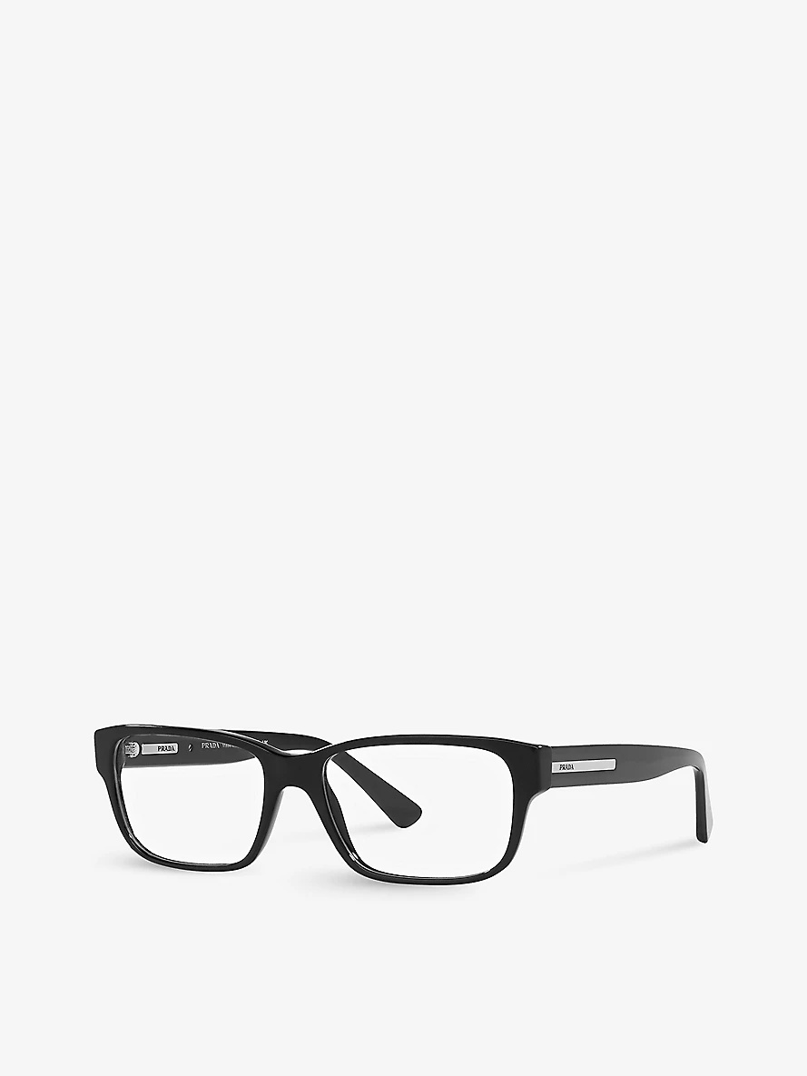 Black Rectangular Glasses - 4