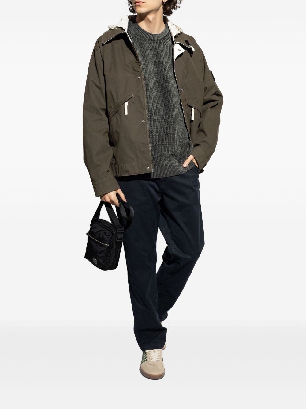 logo-patch sweater - 2