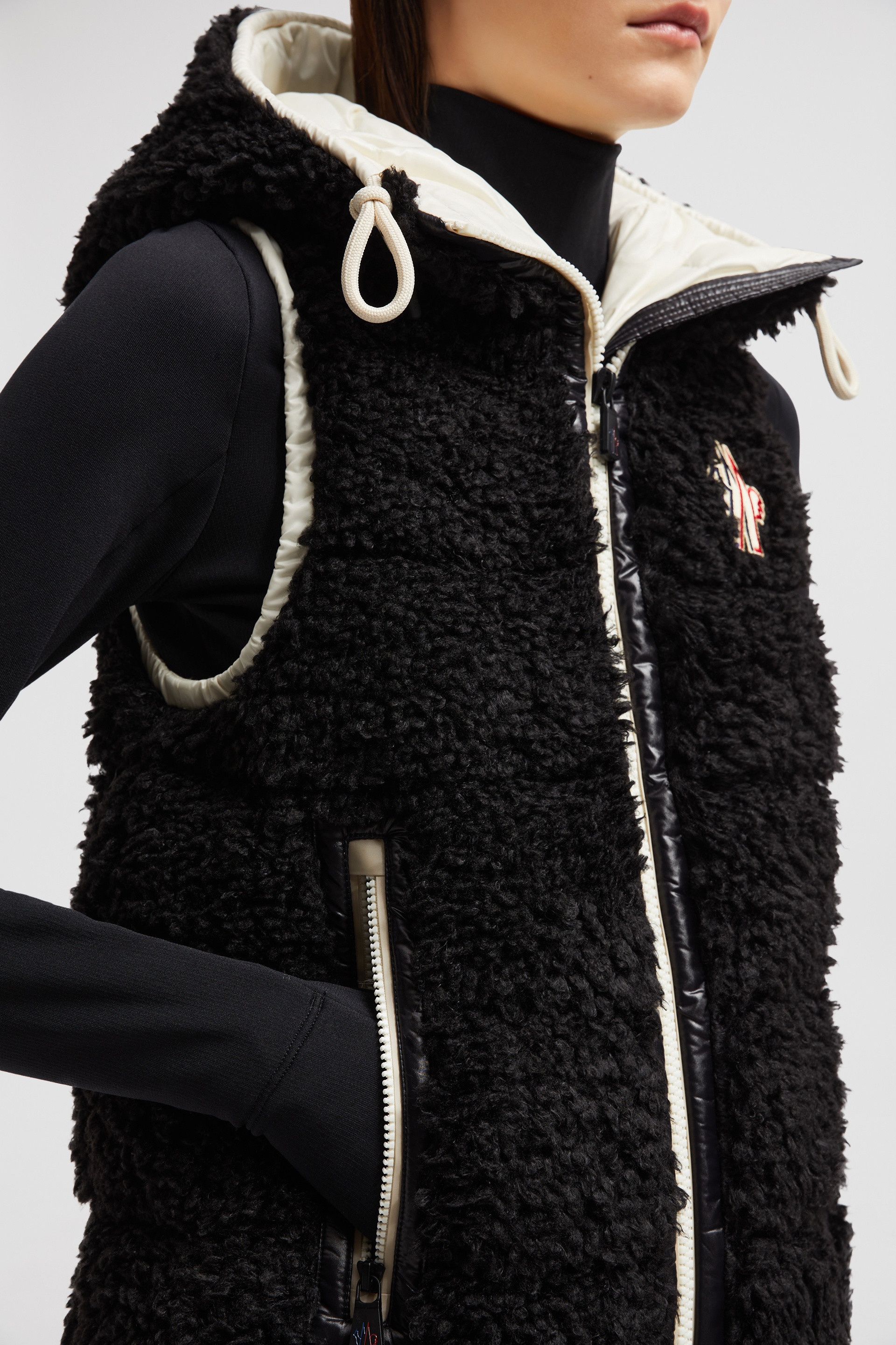 Padded Teddy Zip-Up Vest - 6
