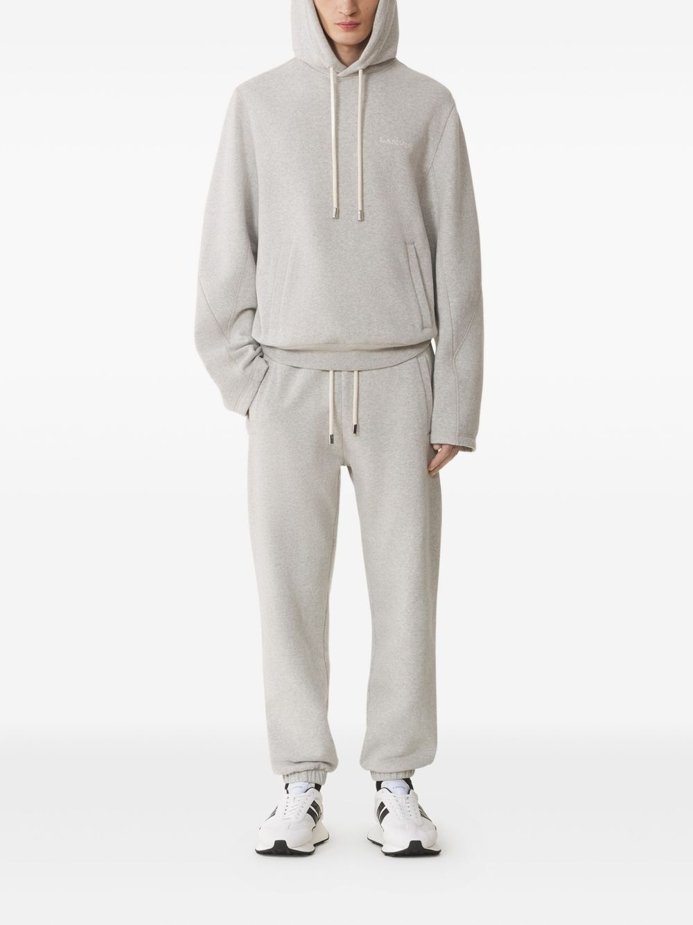 embroidered-logo trousers - 2