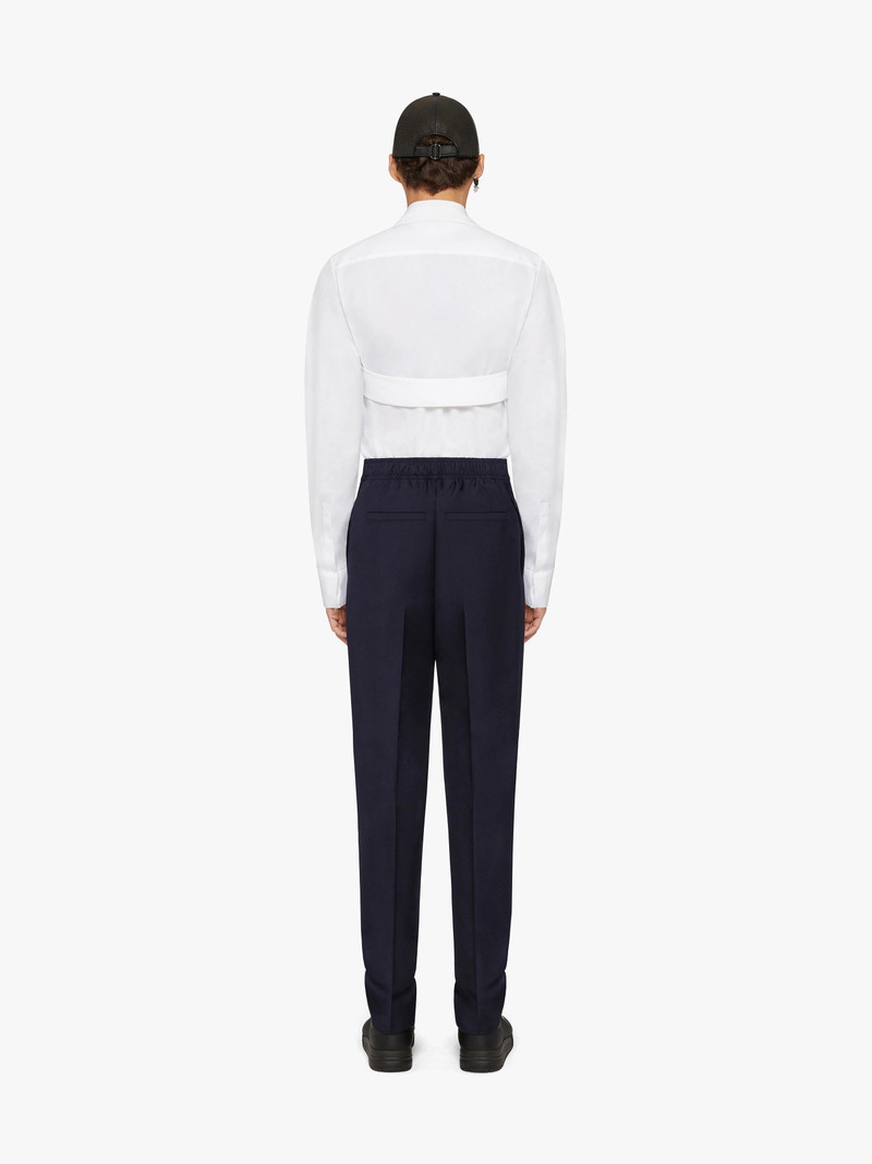 SLIM-FIT PANTS IN TECHNICAL WOOL 4