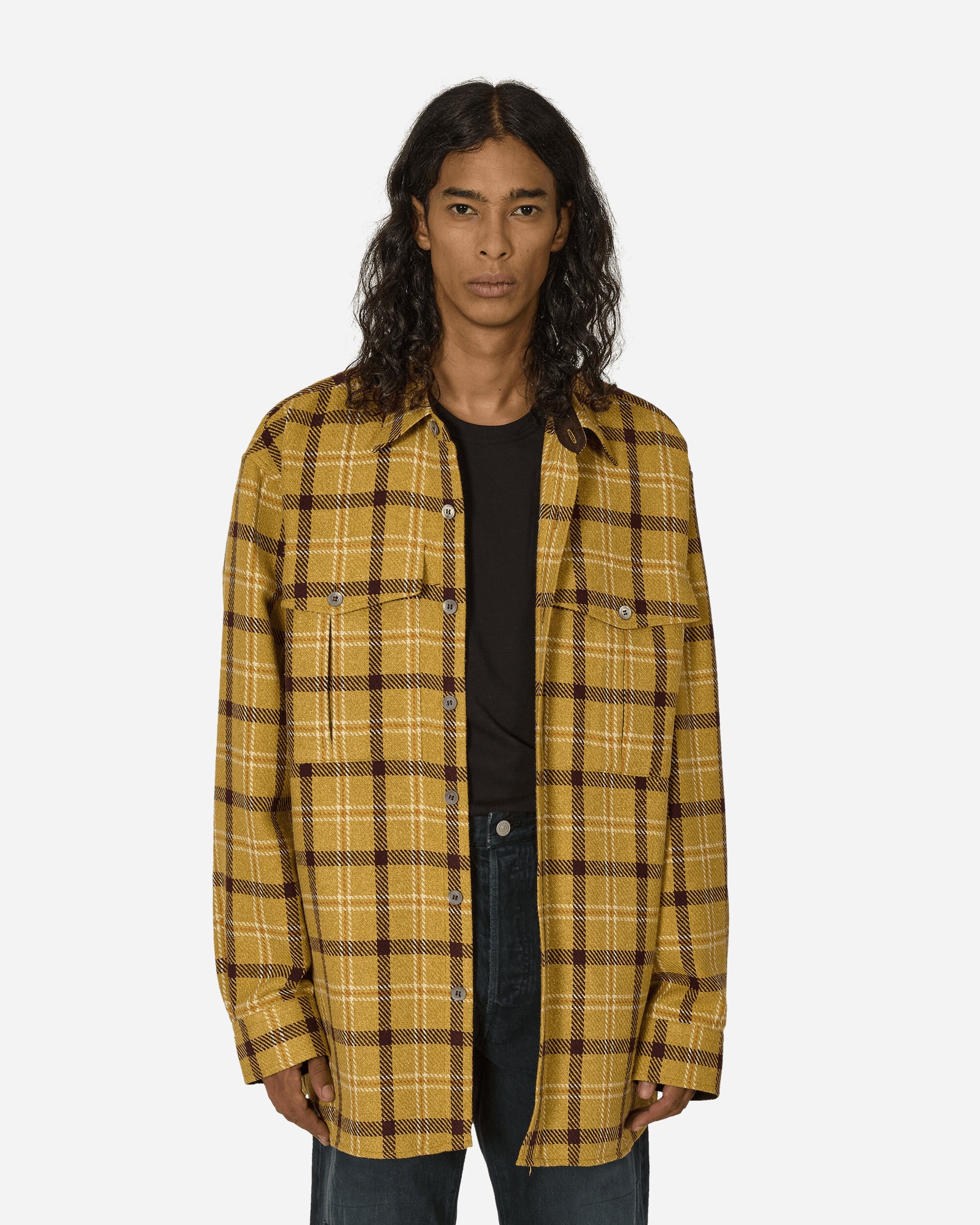 Checkered Shirt Yellow - 1