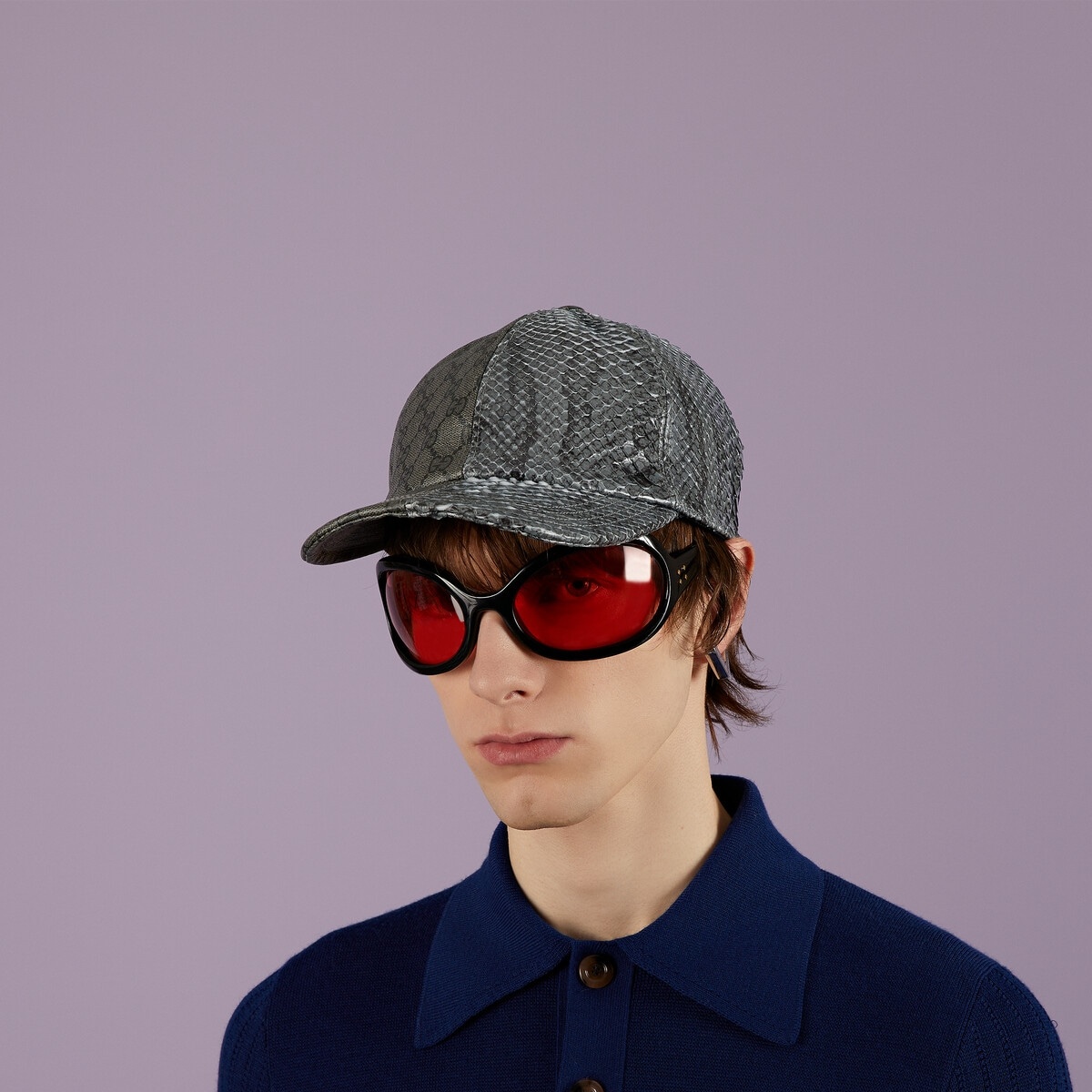 GG Supreme and python baseball hat - 3