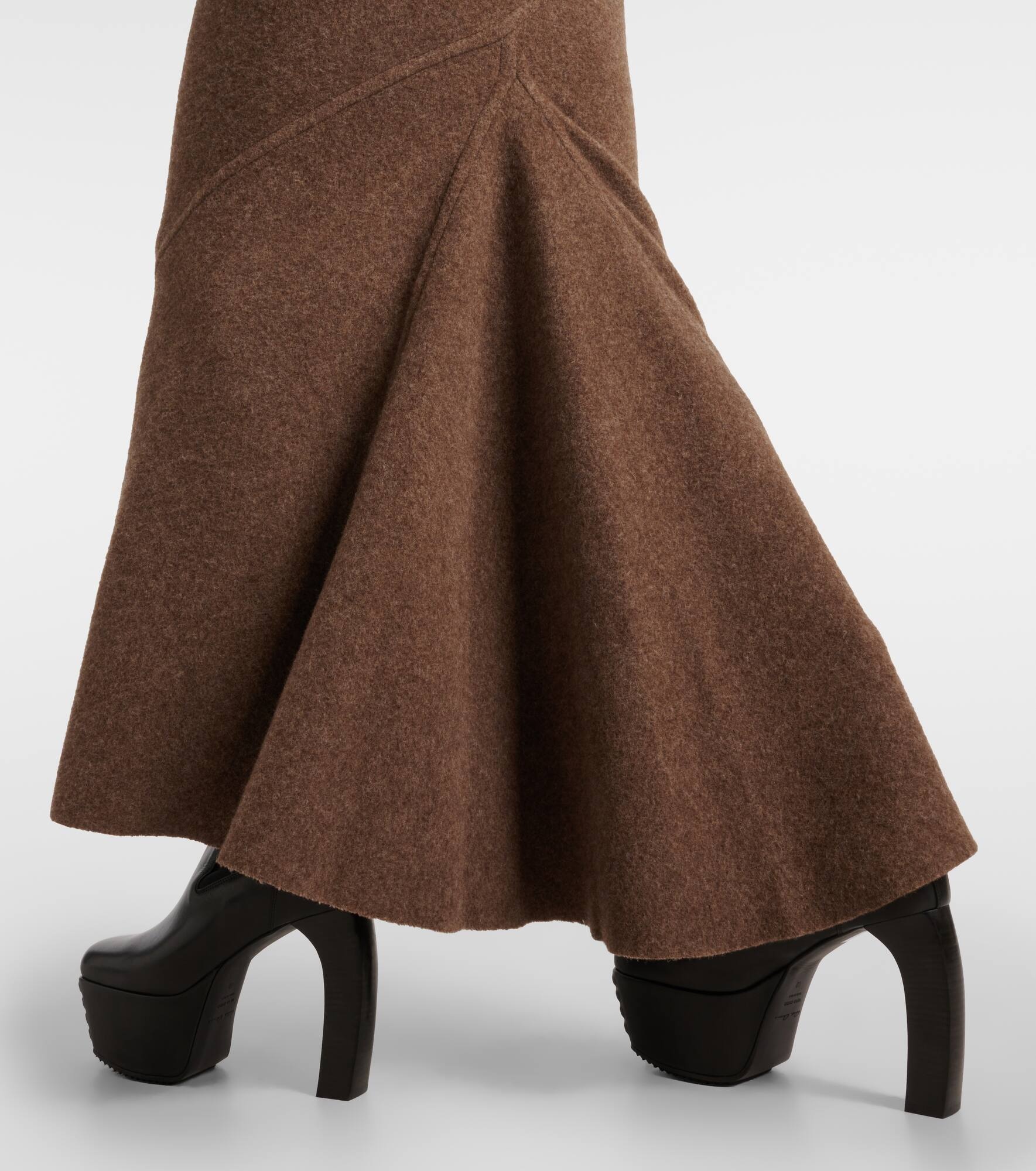 Coda wool maxi skirt - 5