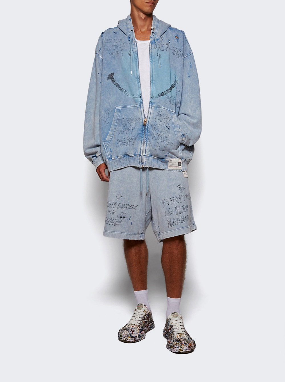 Bleached Parka Blue - 5