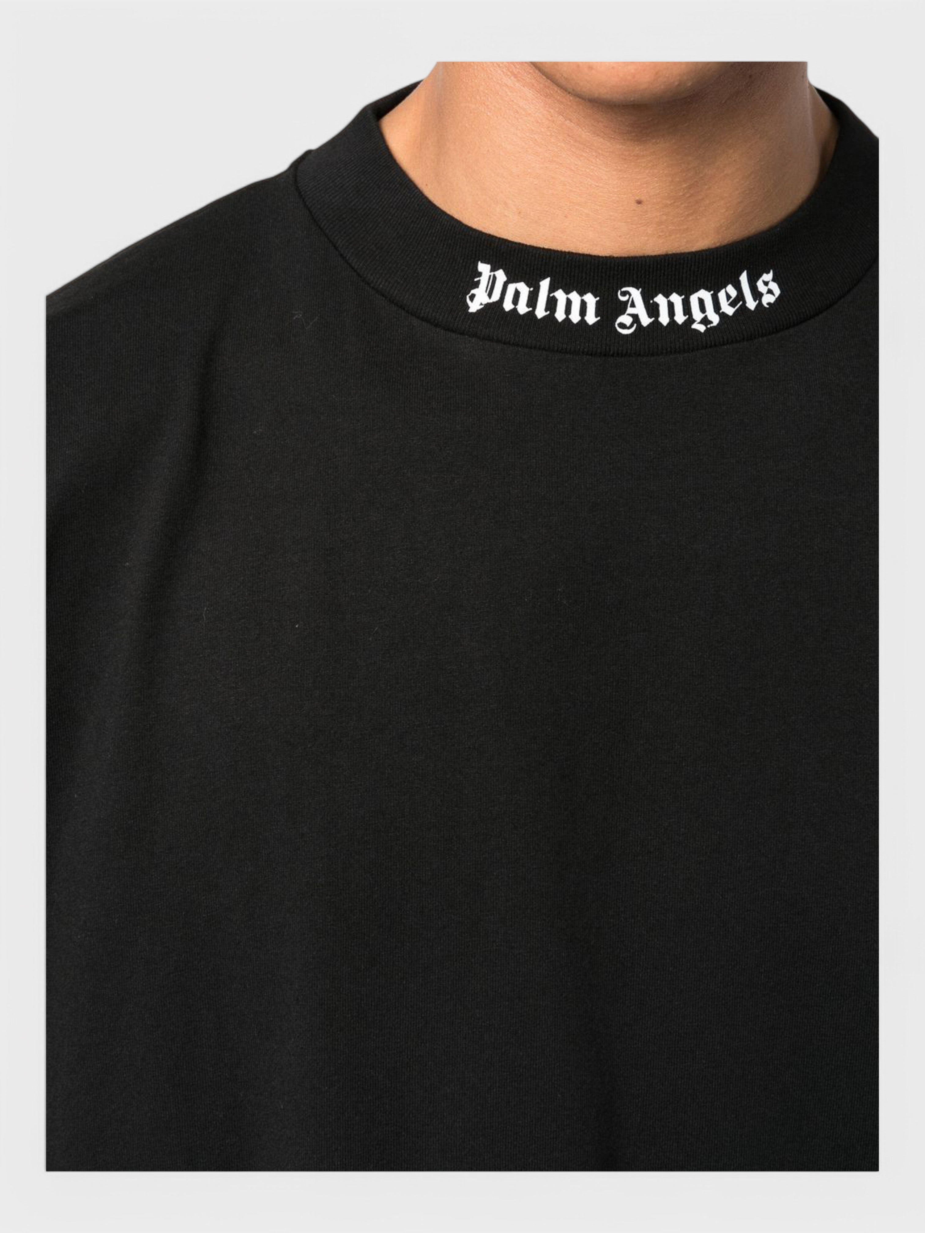 Palm Angels Classic Logo Over Tee 'Black/White' - 2