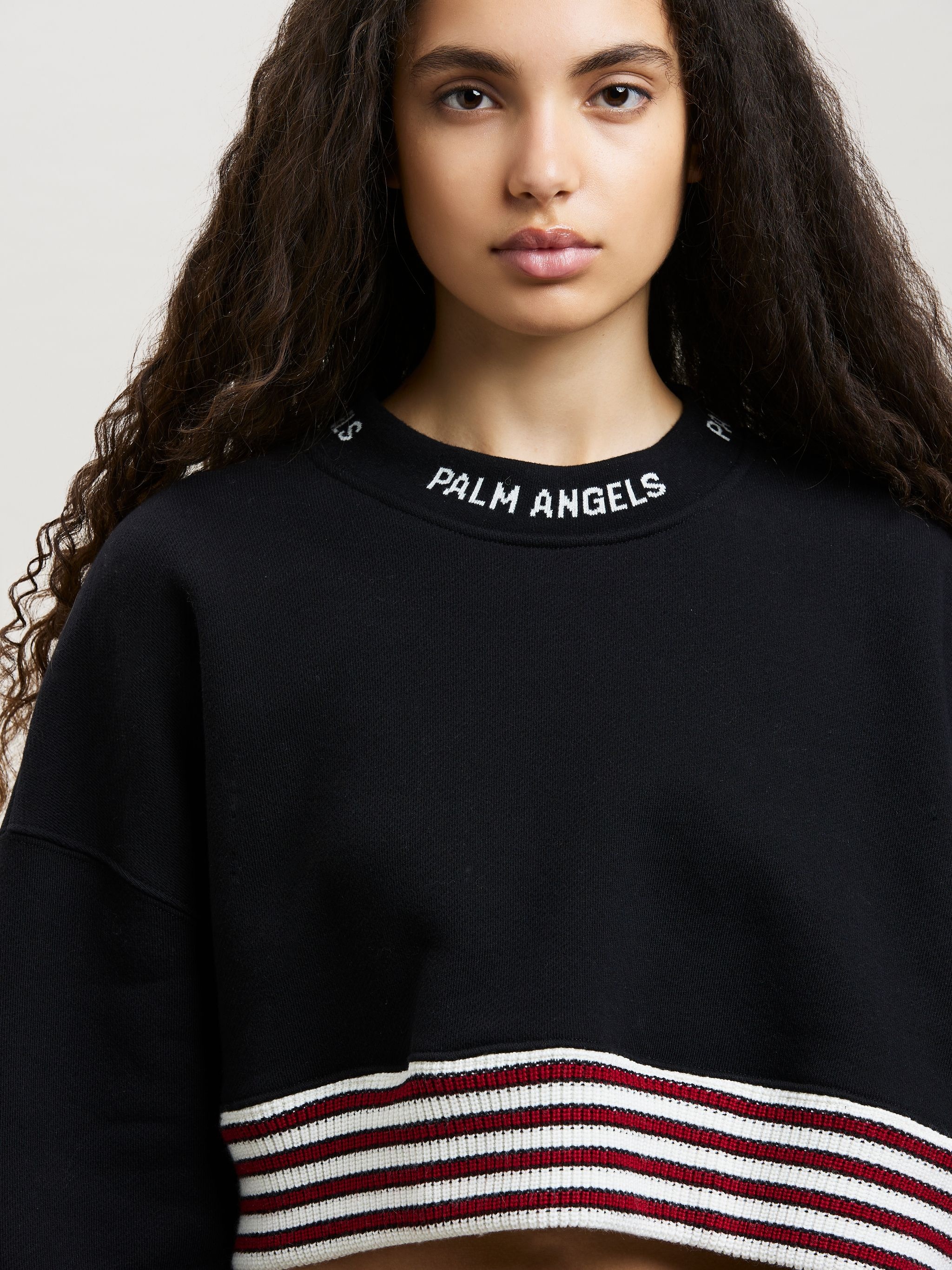 LOGO RIB CROPPED SWEATSHIRT - 6