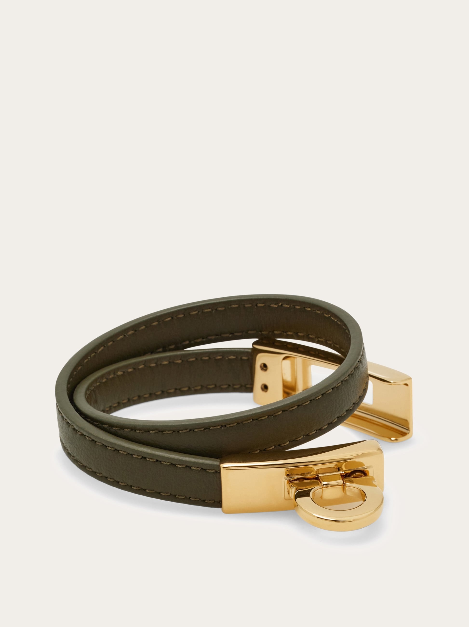 Gancini double twist bracelet - Mis 17 - 4