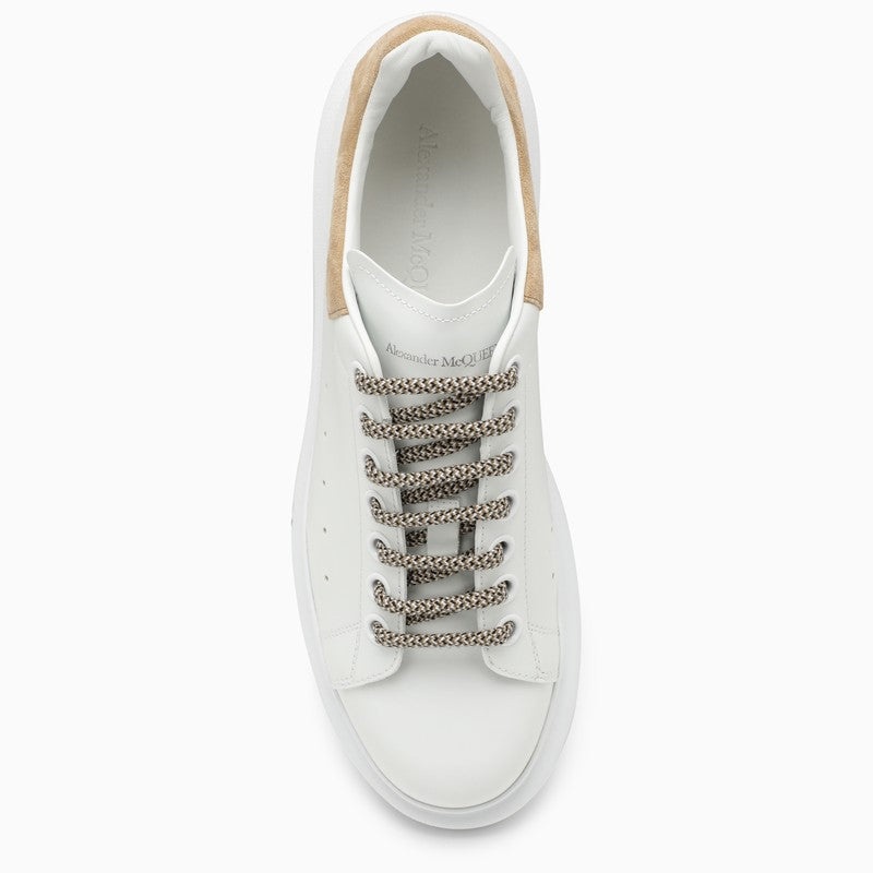 Alexander Mcqueen White And Camel Oversize Sneaker Women - 3