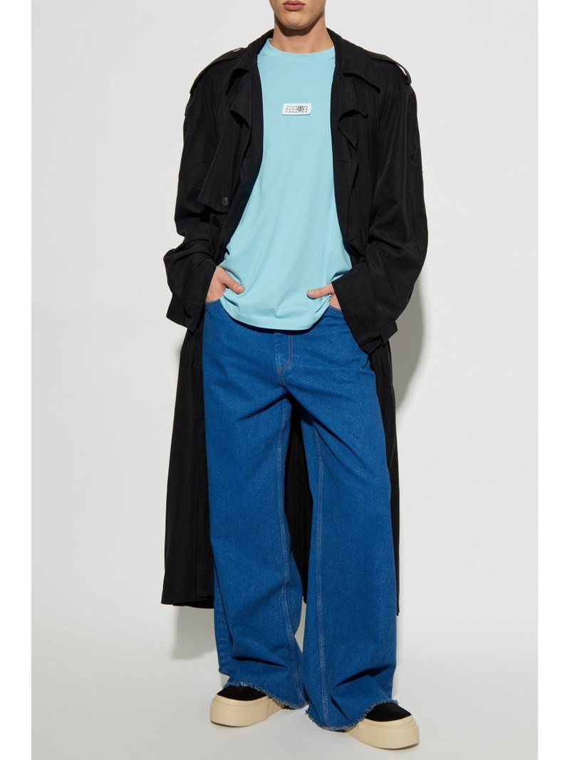 MM6 Maison Margiela numbers-motif T-shirt outlook