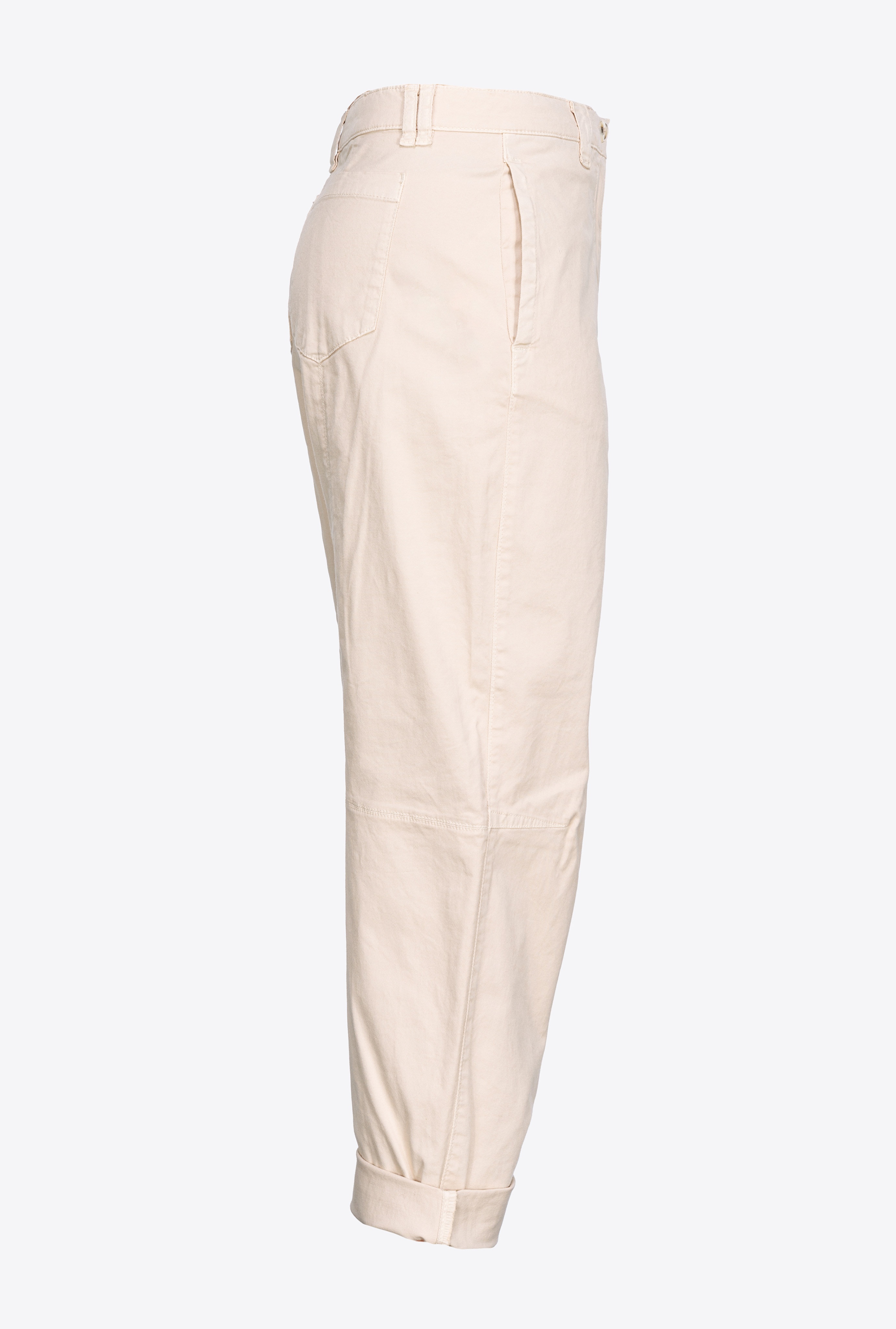 CAVALRY FABRIC CARROT TROUSERS - 7