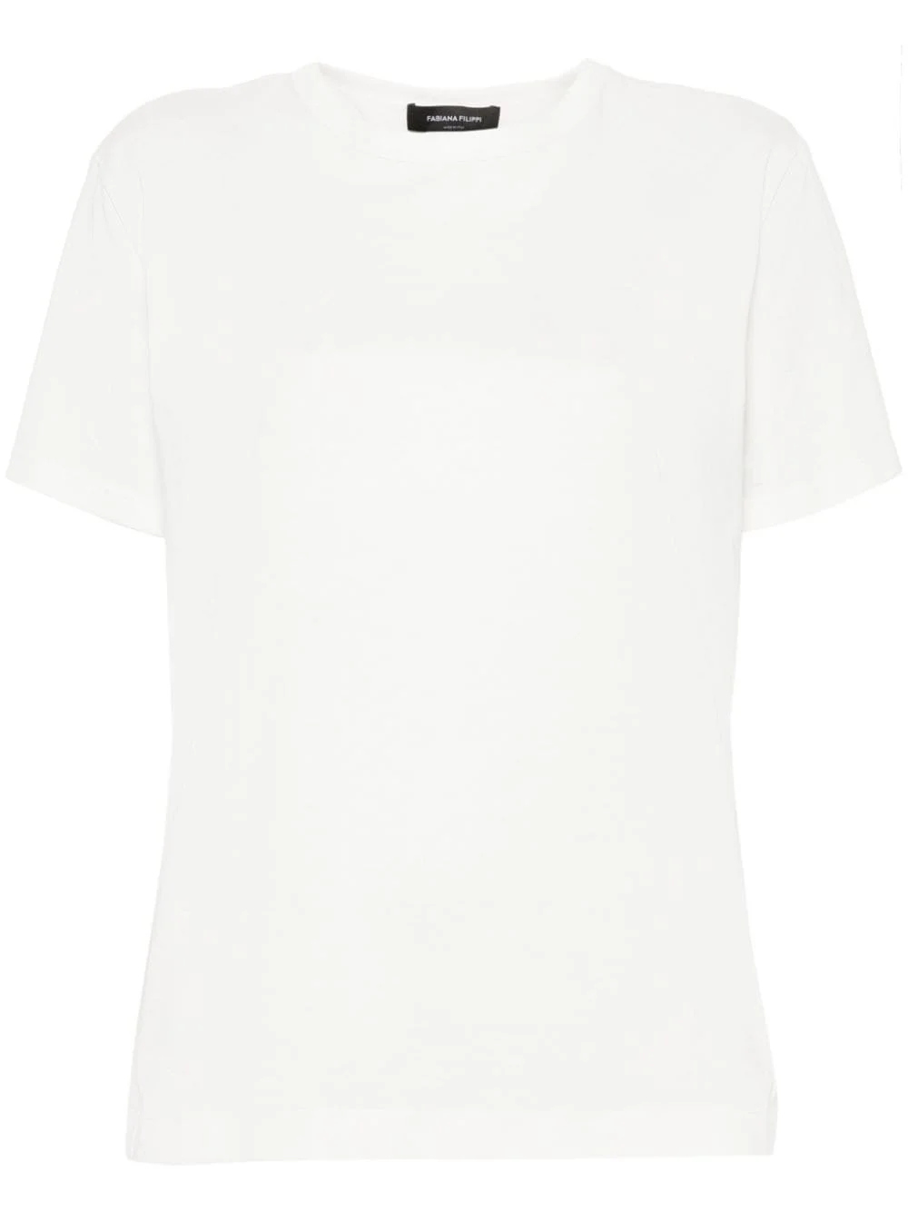 panelled cotton T-shirt - 1