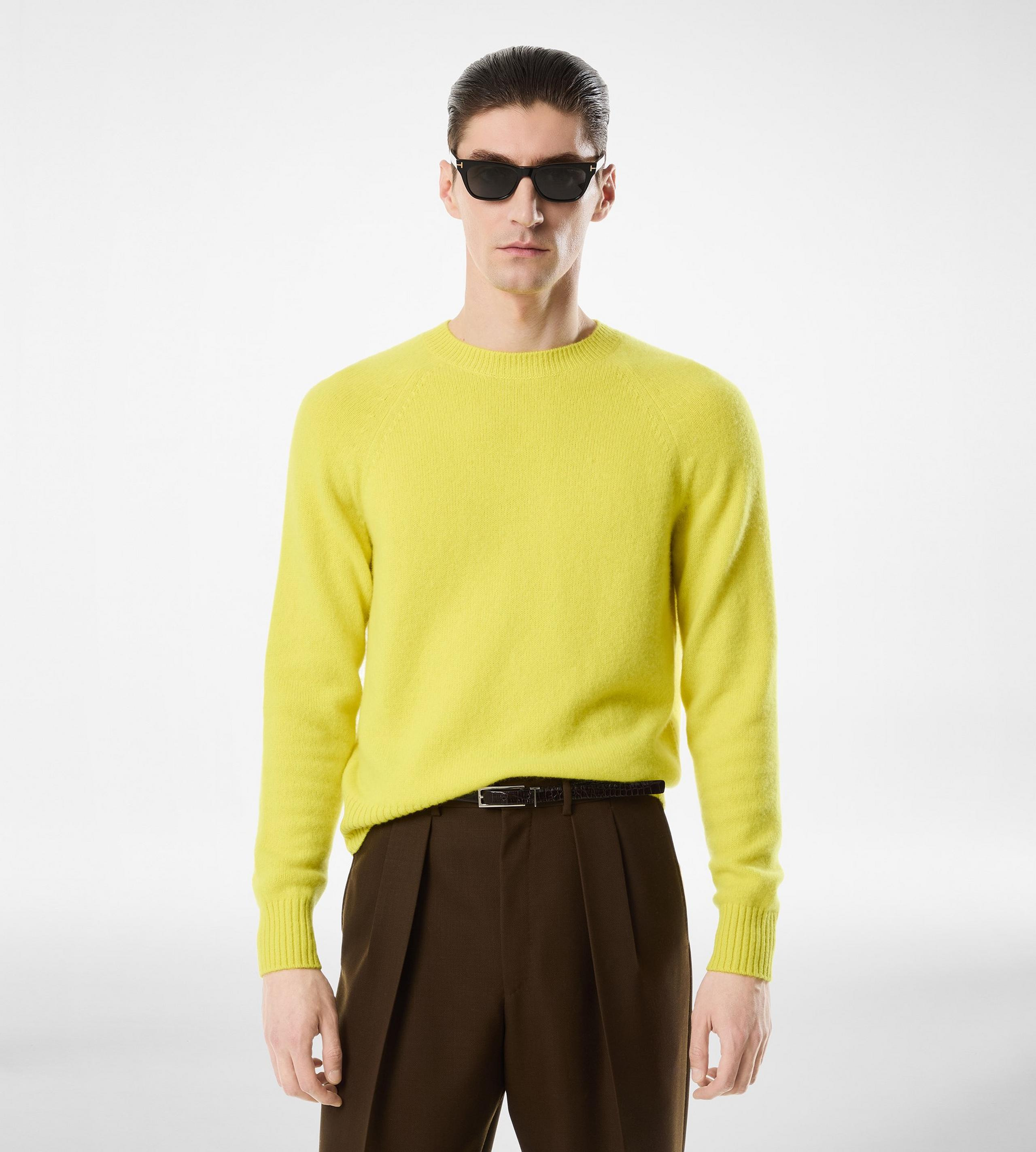 FELTED CASHMERE CREW NECK - 2