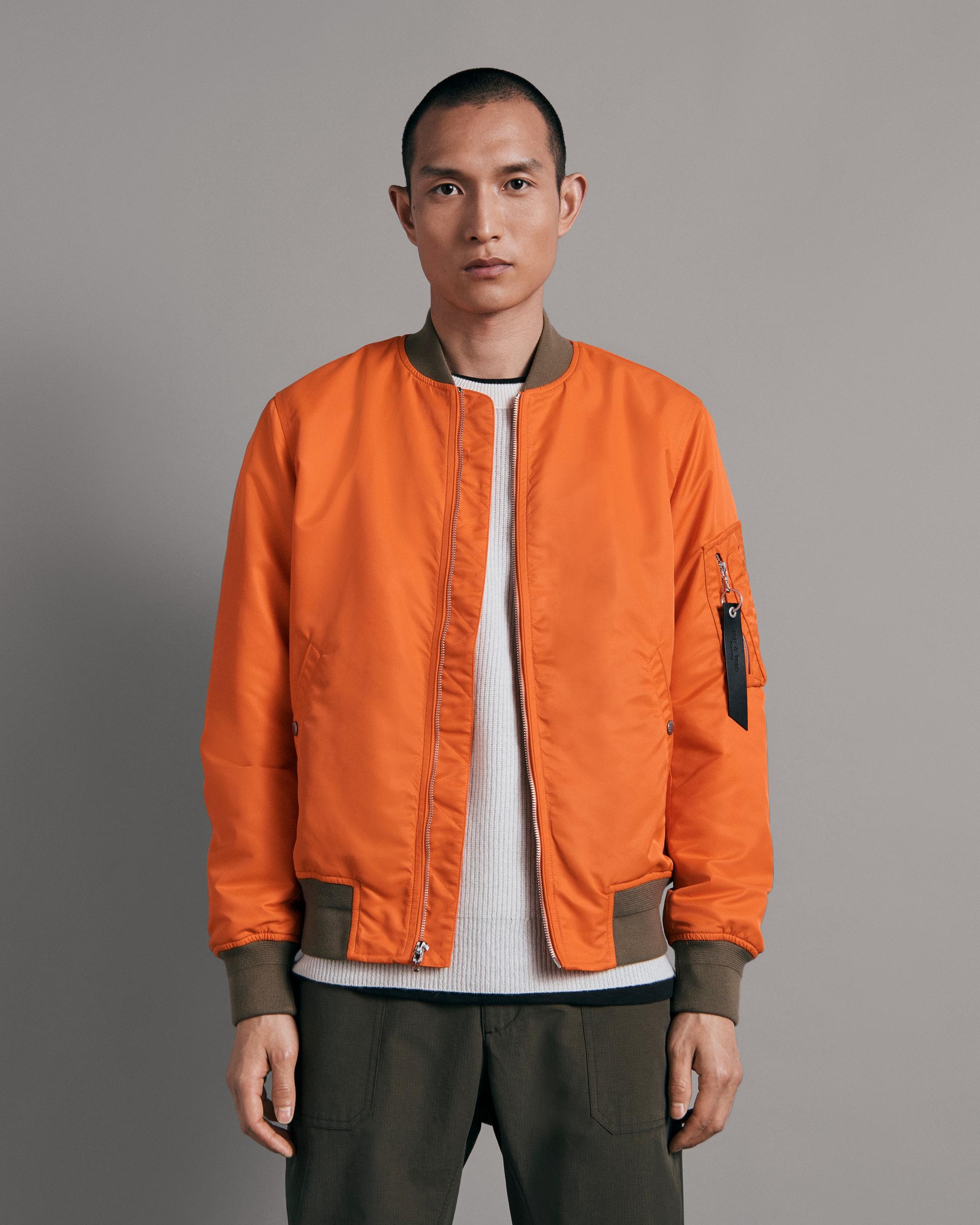 Buy the Manston Recycled Nylon Bomber