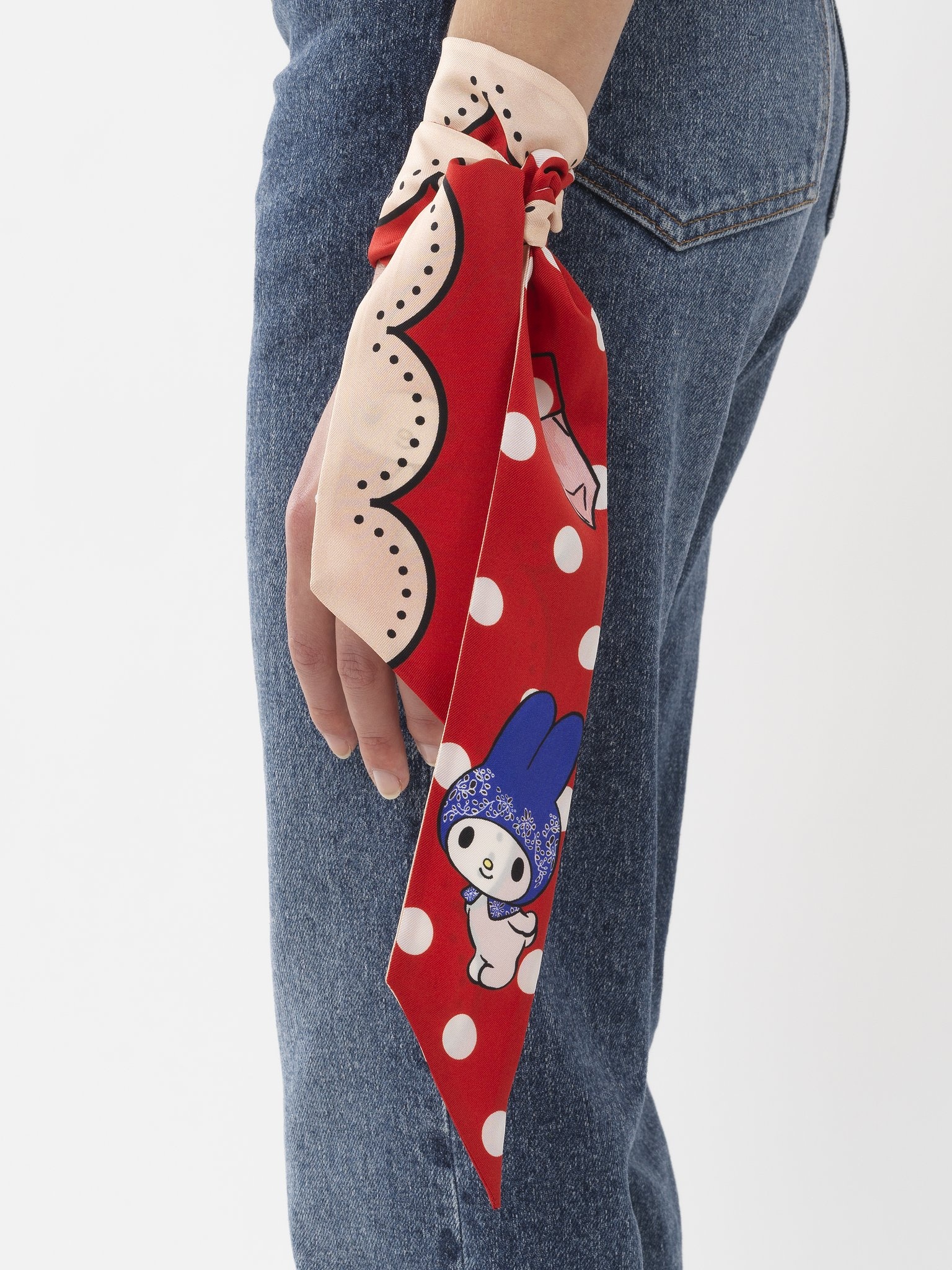 MY MELODY FOR CHLOÉ PRINTED SKINNY SCARF - 5