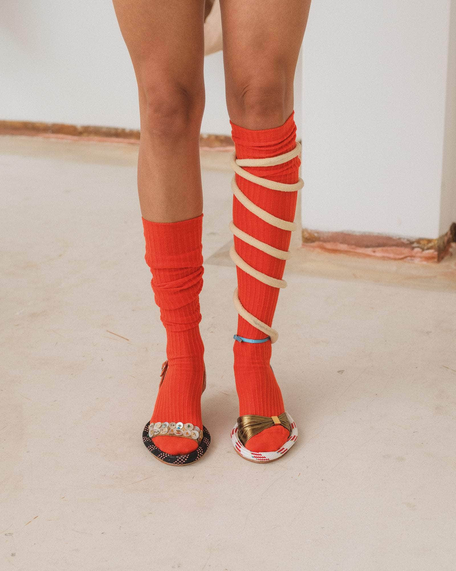 Overknee Socks - Organic Cotton Rib - 1