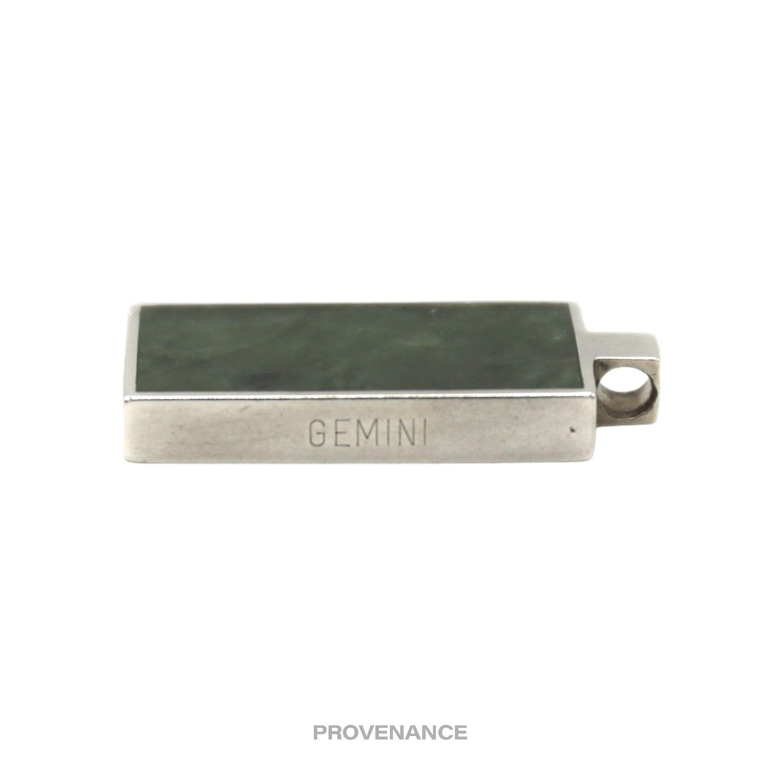 Gucci Gemini Birthstone Pendant - Malachite & Sterling Silver - 3
