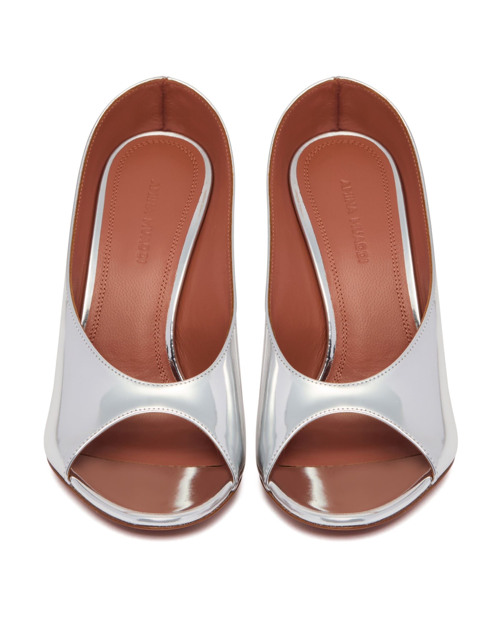 Silver Anok Slipper Mules - 4