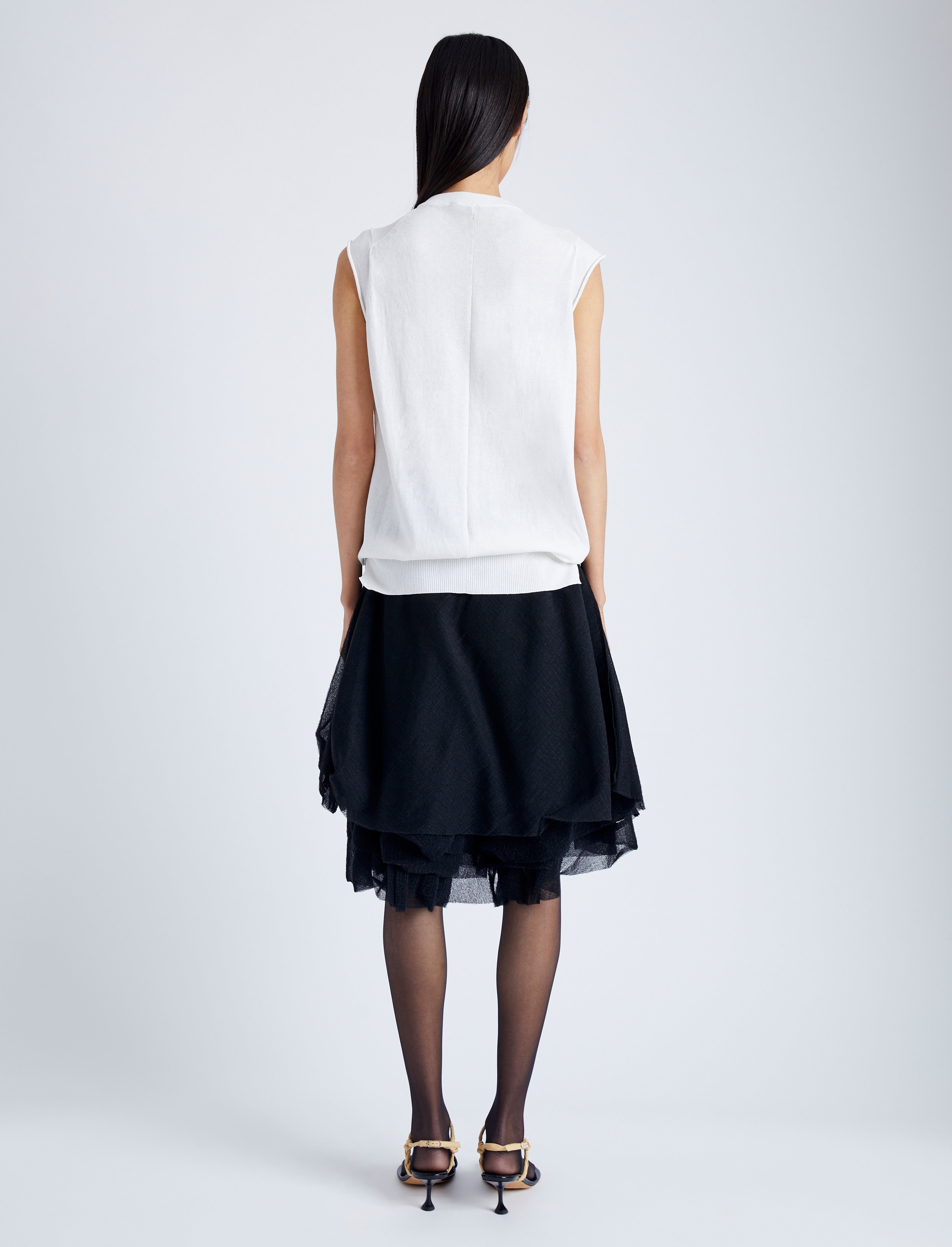 Morgan Sweater in Cotton Silk - 5