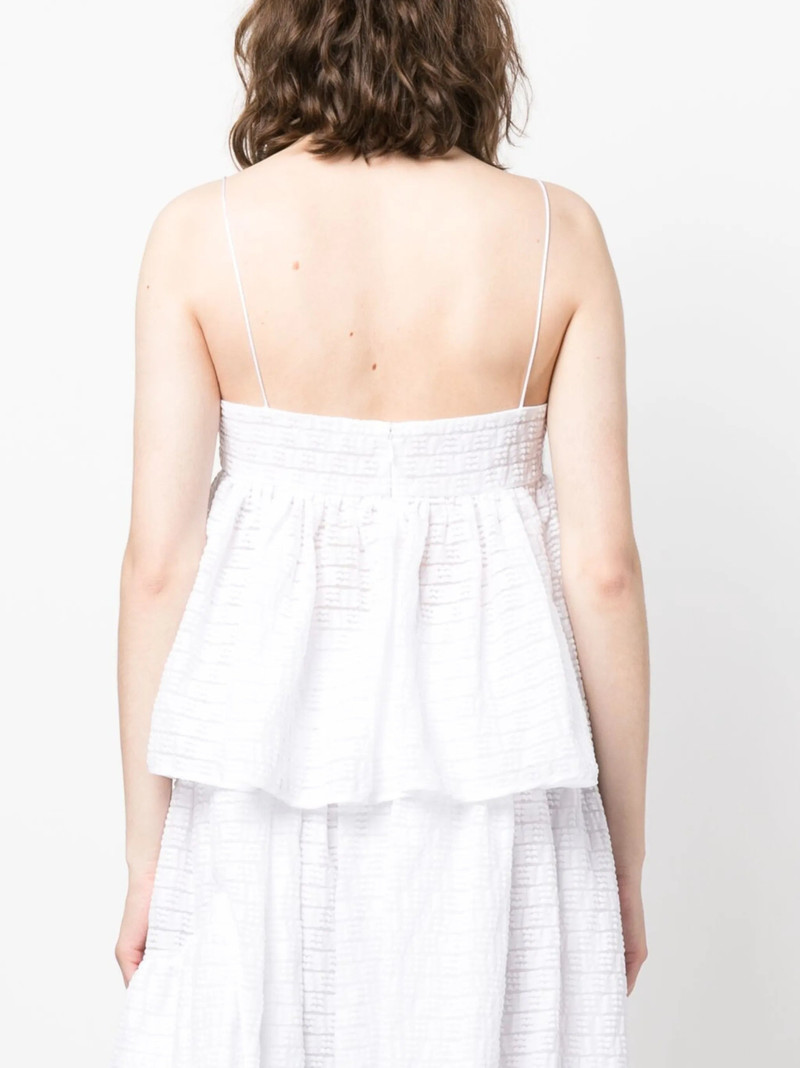 CECILIE BAHNSEN Cecilie Bahnsen Ruffle-detail Top outlook