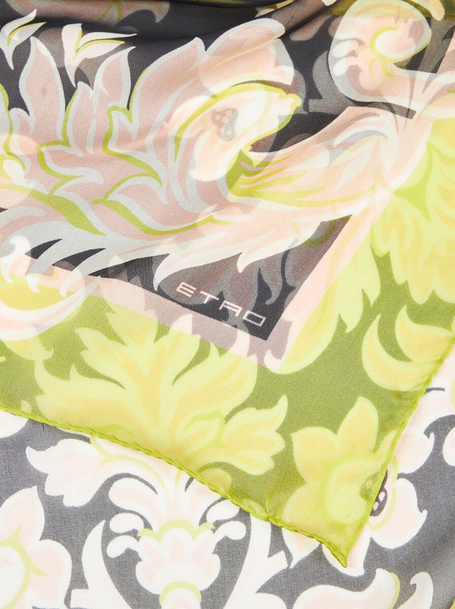 PRINTED SILK SCARF - 3