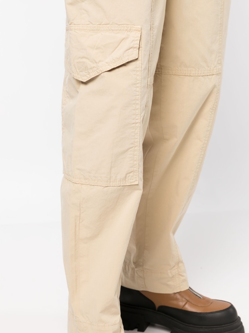straight-leg organic cotton trousers - 5