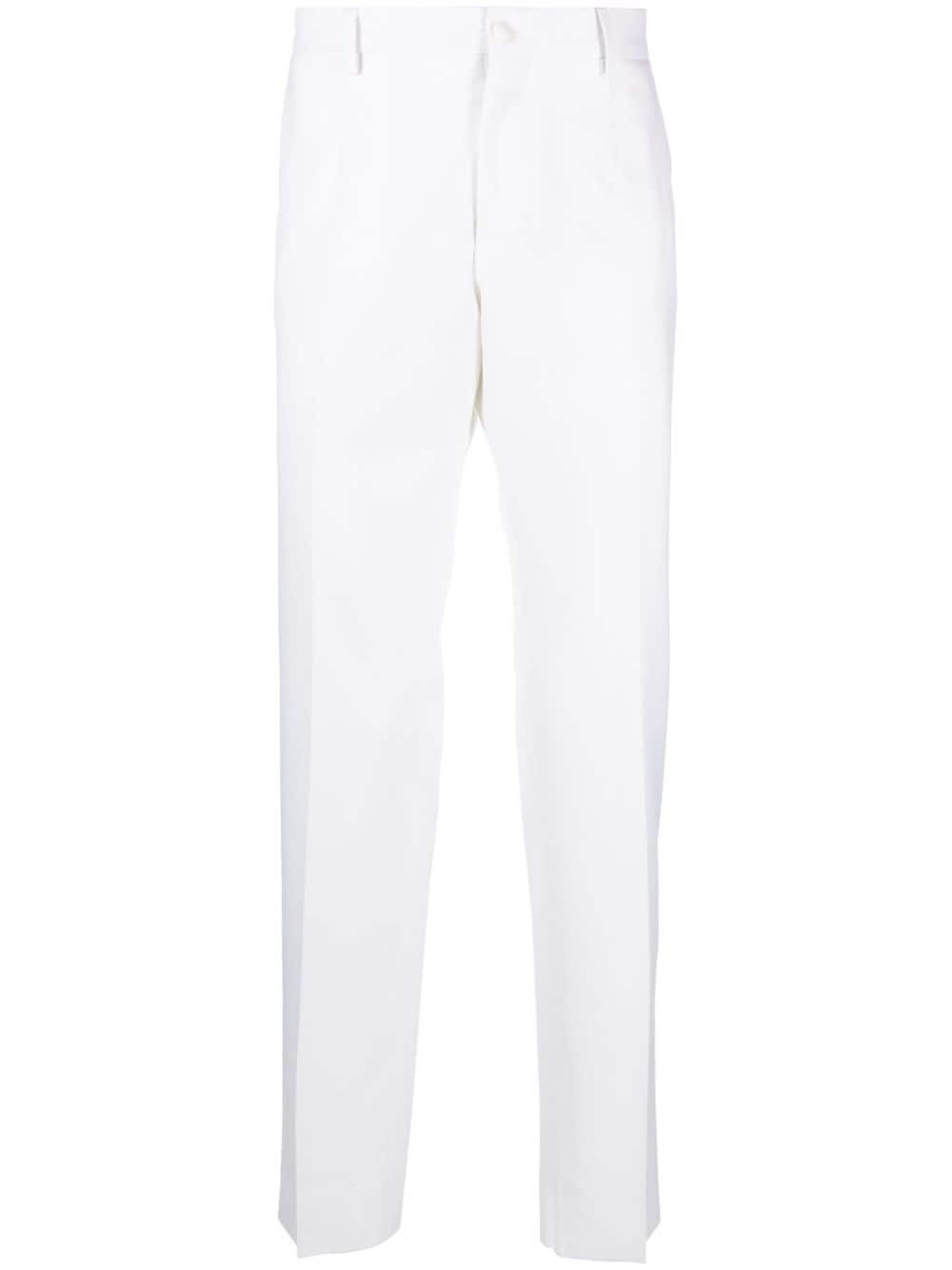 Lord-fit twill chino trousers - 1