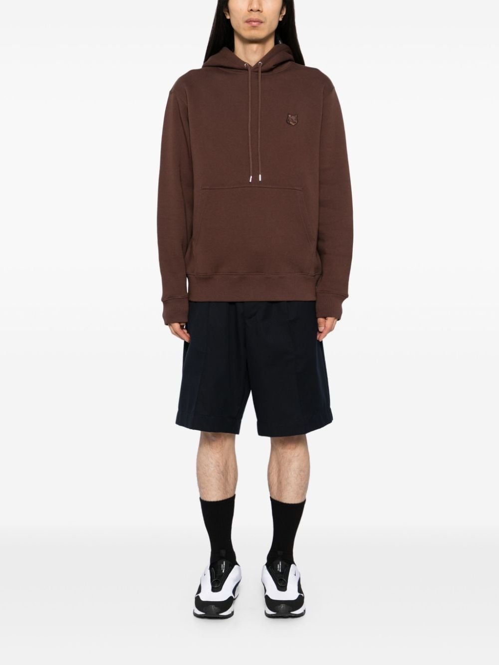 Bold Fox head patch comfort hoodie - 2