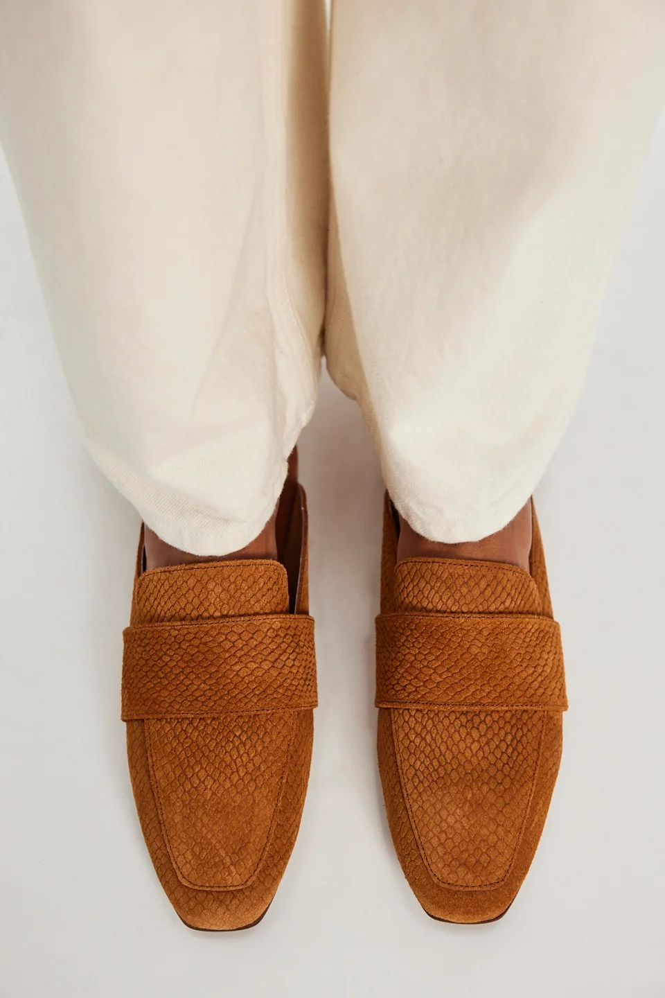 At Ease Embossed Loafers - 1