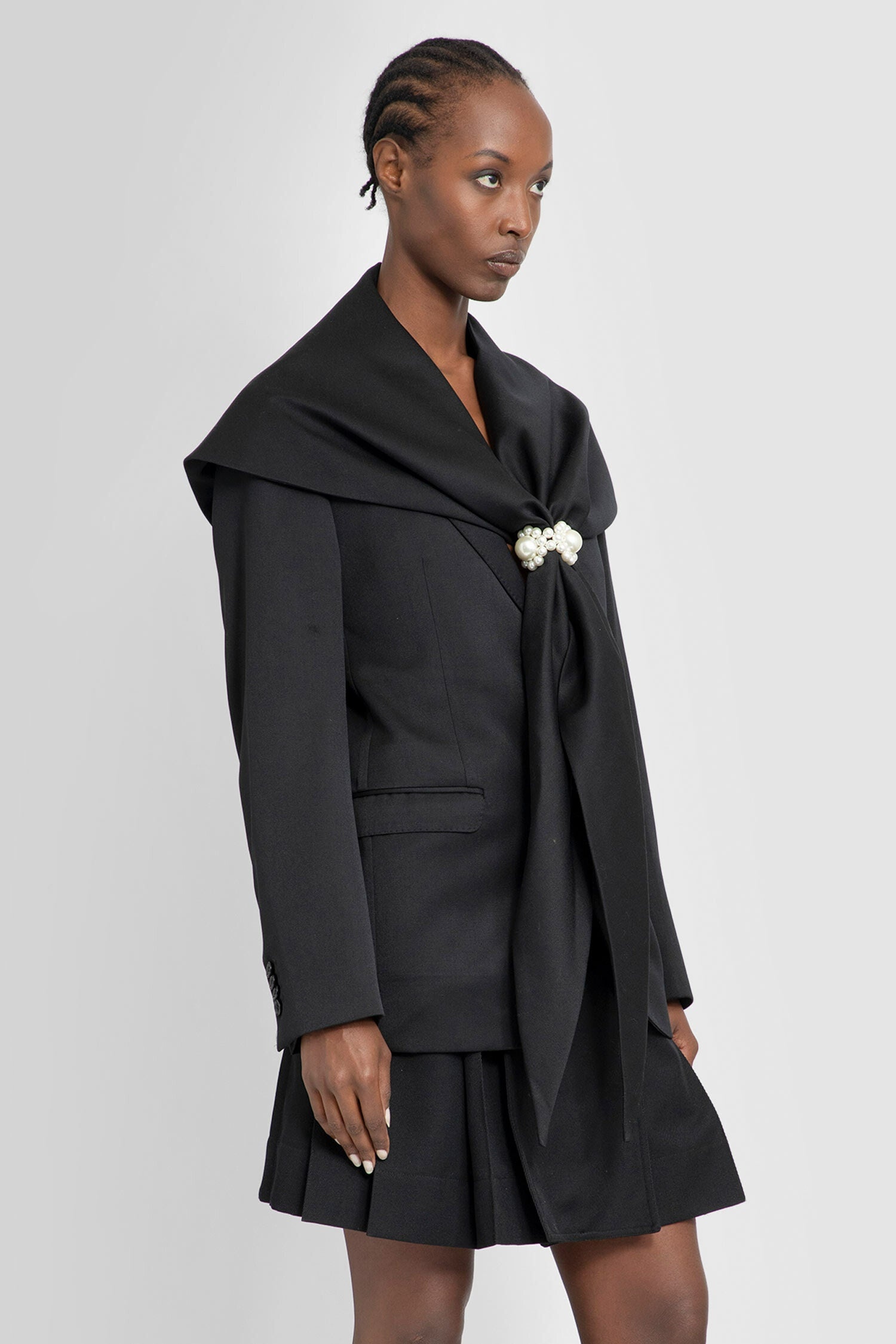 SIMONE ROCHA WOMAN BLACK BLAZERS - 2