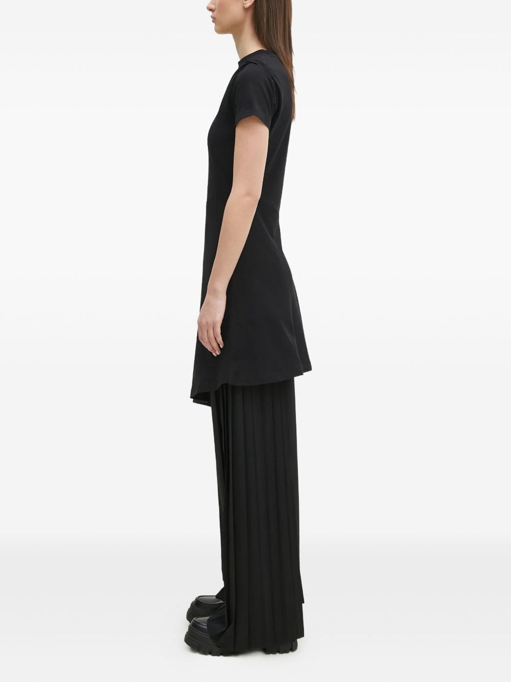 asymmetric pleated dress - 2