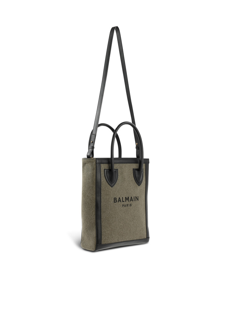 Canvas B-Army 26 bag with leather panels 4