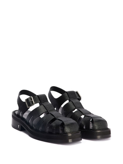 AMI Paris caged leather sandals outlook