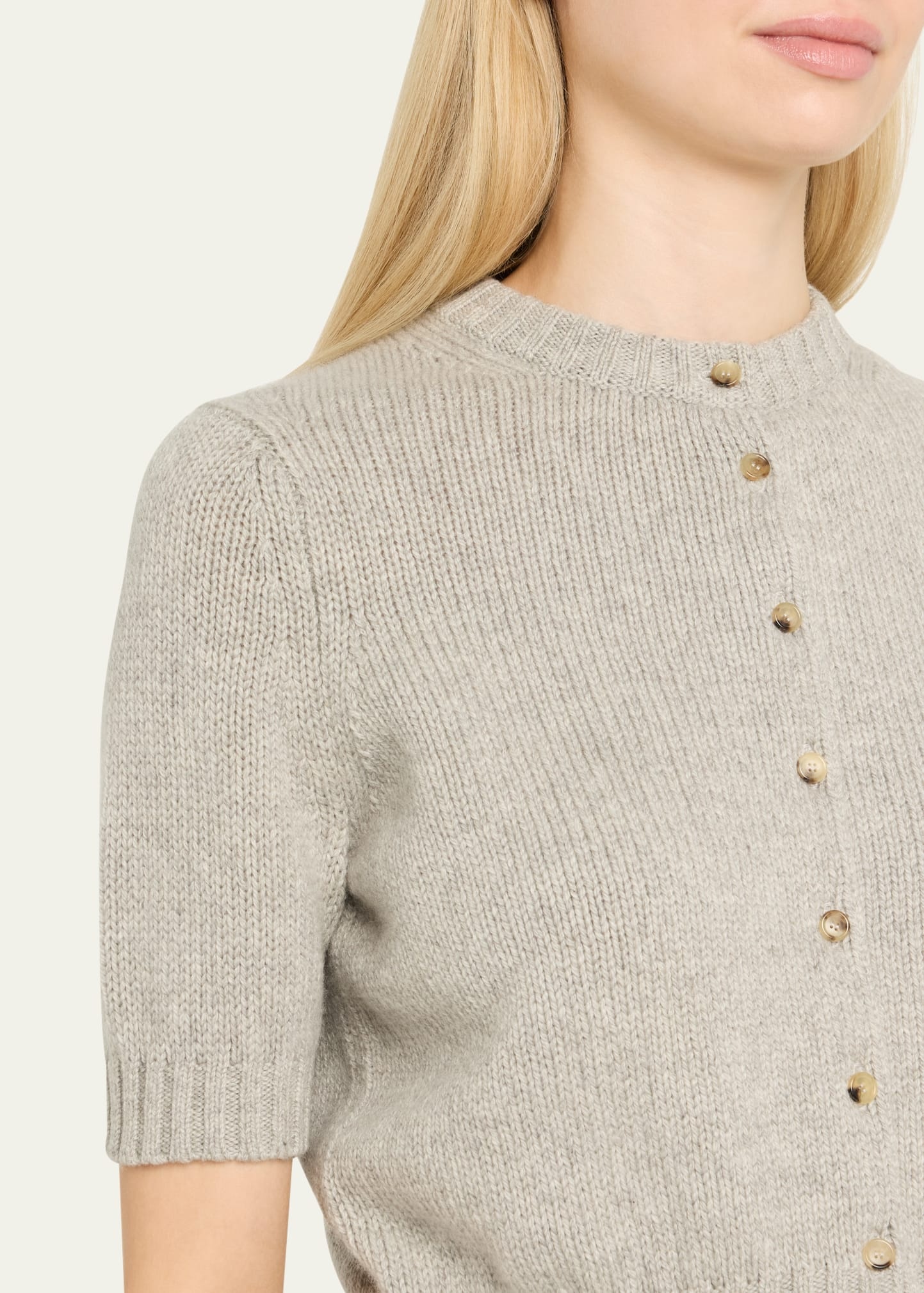 Nora Cashmere Knit Cardigan - 5