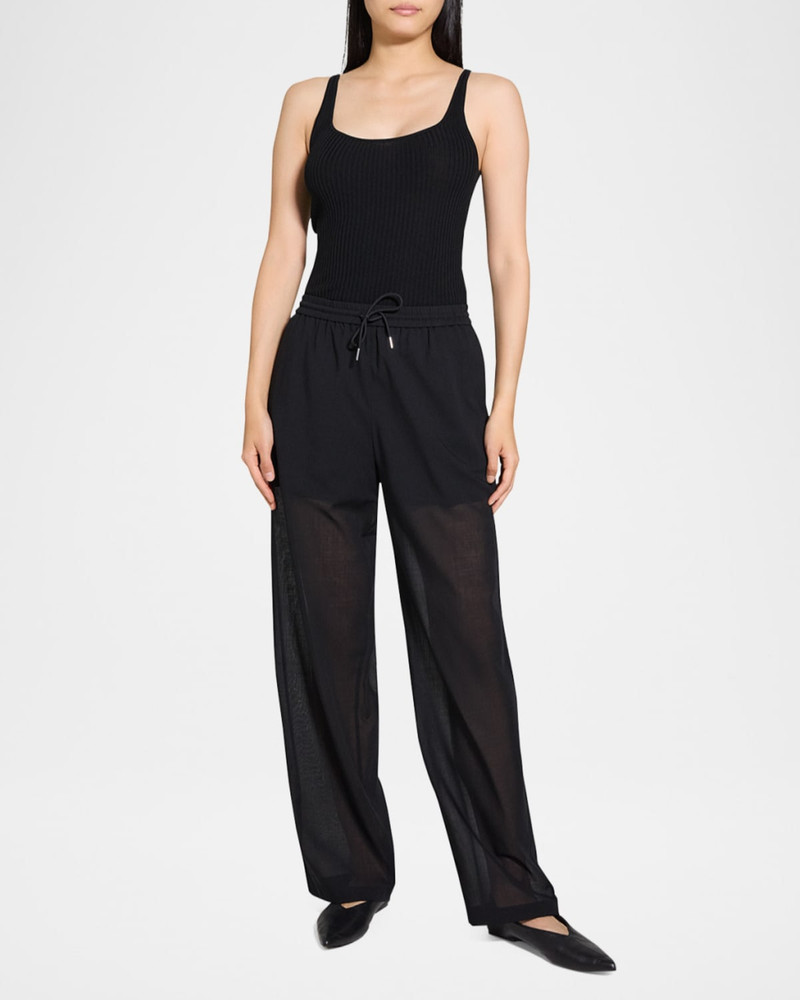 Theory Drawstring Pull-On Pants outlook