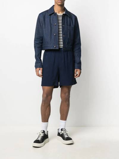 AMI Paris mid-rise pull-on shorts outlook