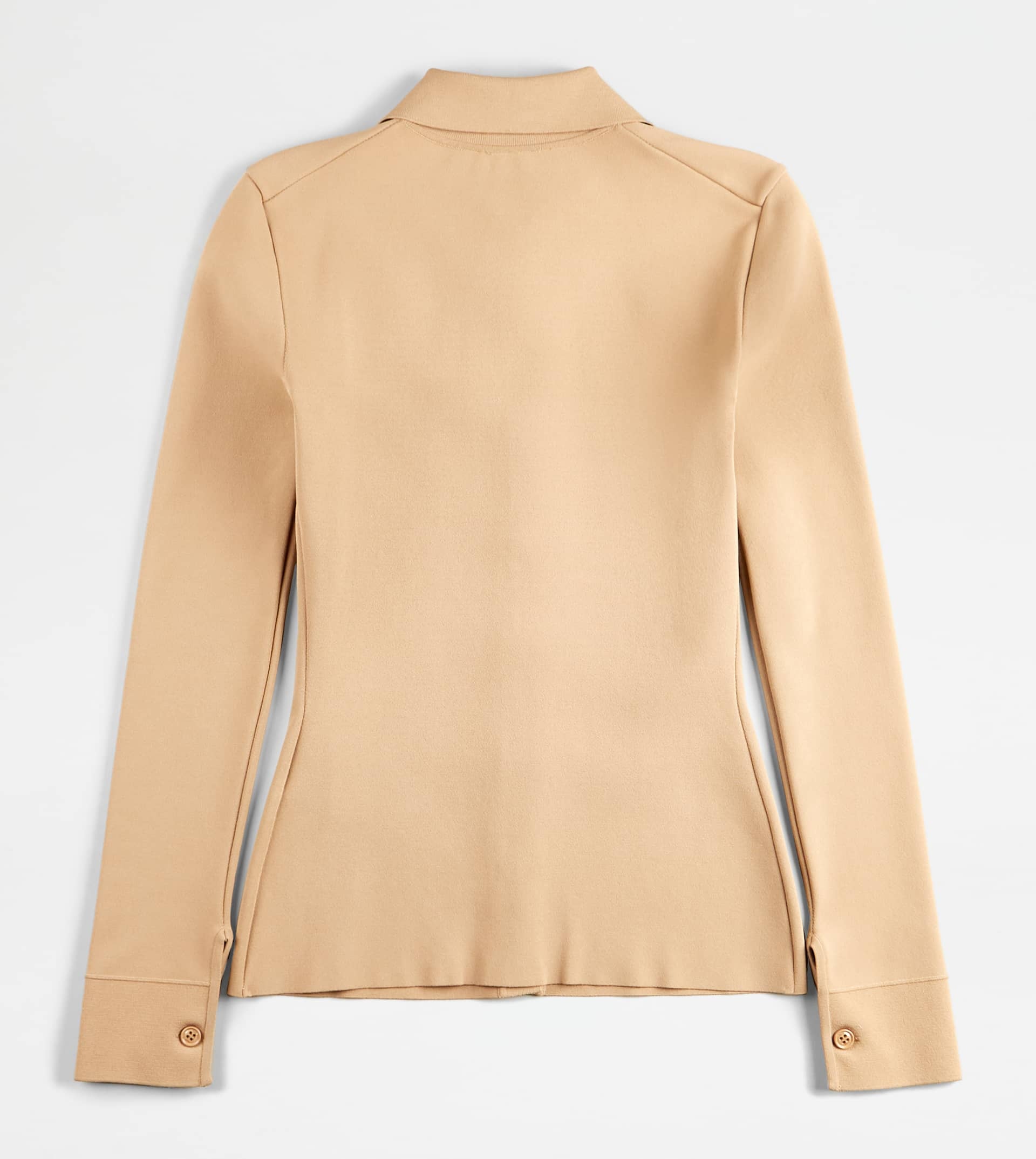 POLO SHIRT IN KNIT - BEIGE - 2