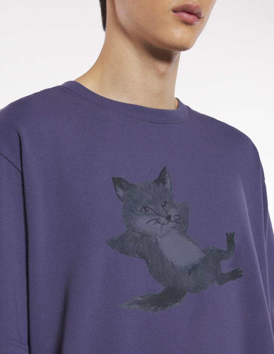 CHILLAX PRINT OVERSIZE TEE-SHIRT - 4