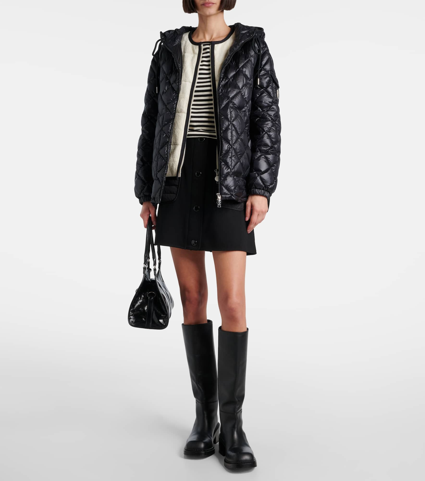 Quilted down jacket - 2