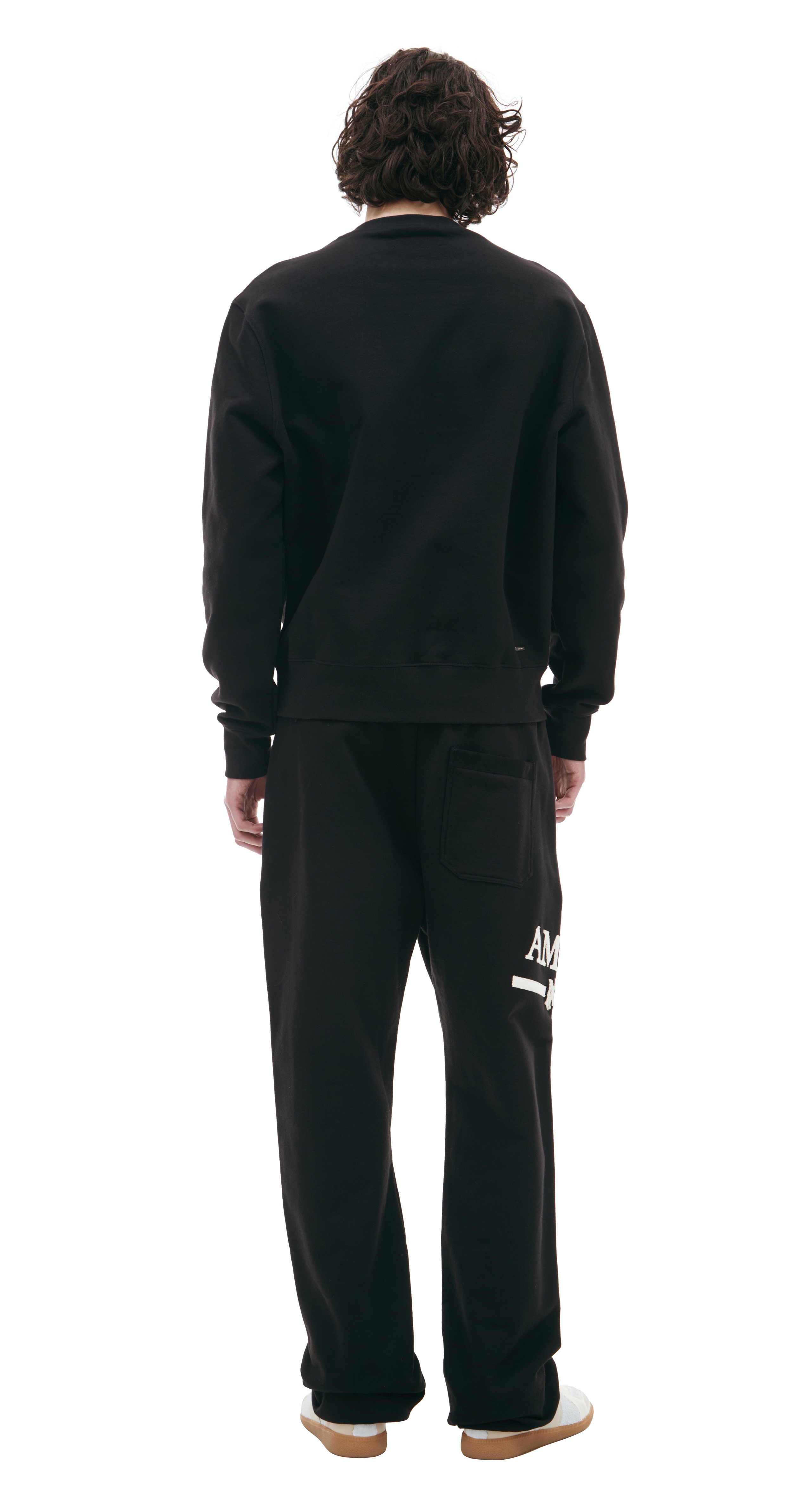 BLACK LOGO SWEATSHIRT - 3