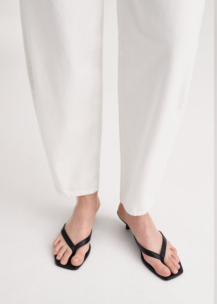 toteme flip flop heel