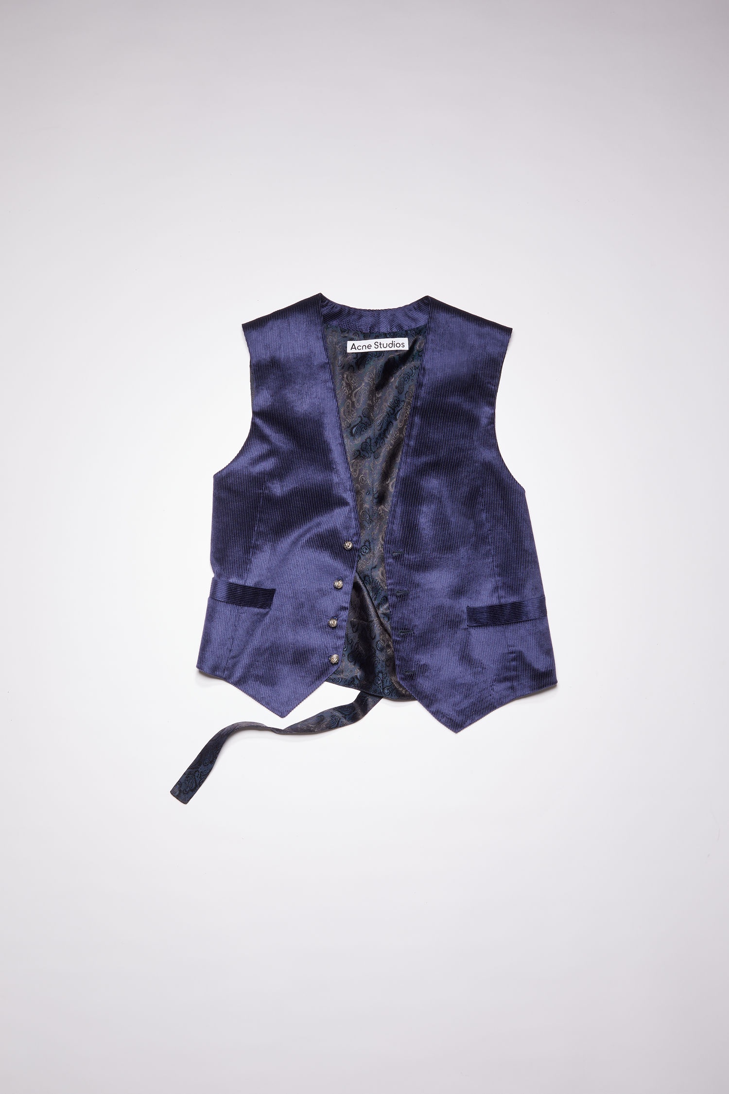 Tailored slim vest - Evening blue - 5