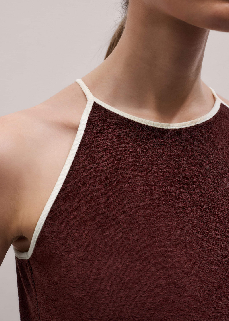 ME+EM Towelling Halterneck Top outlook