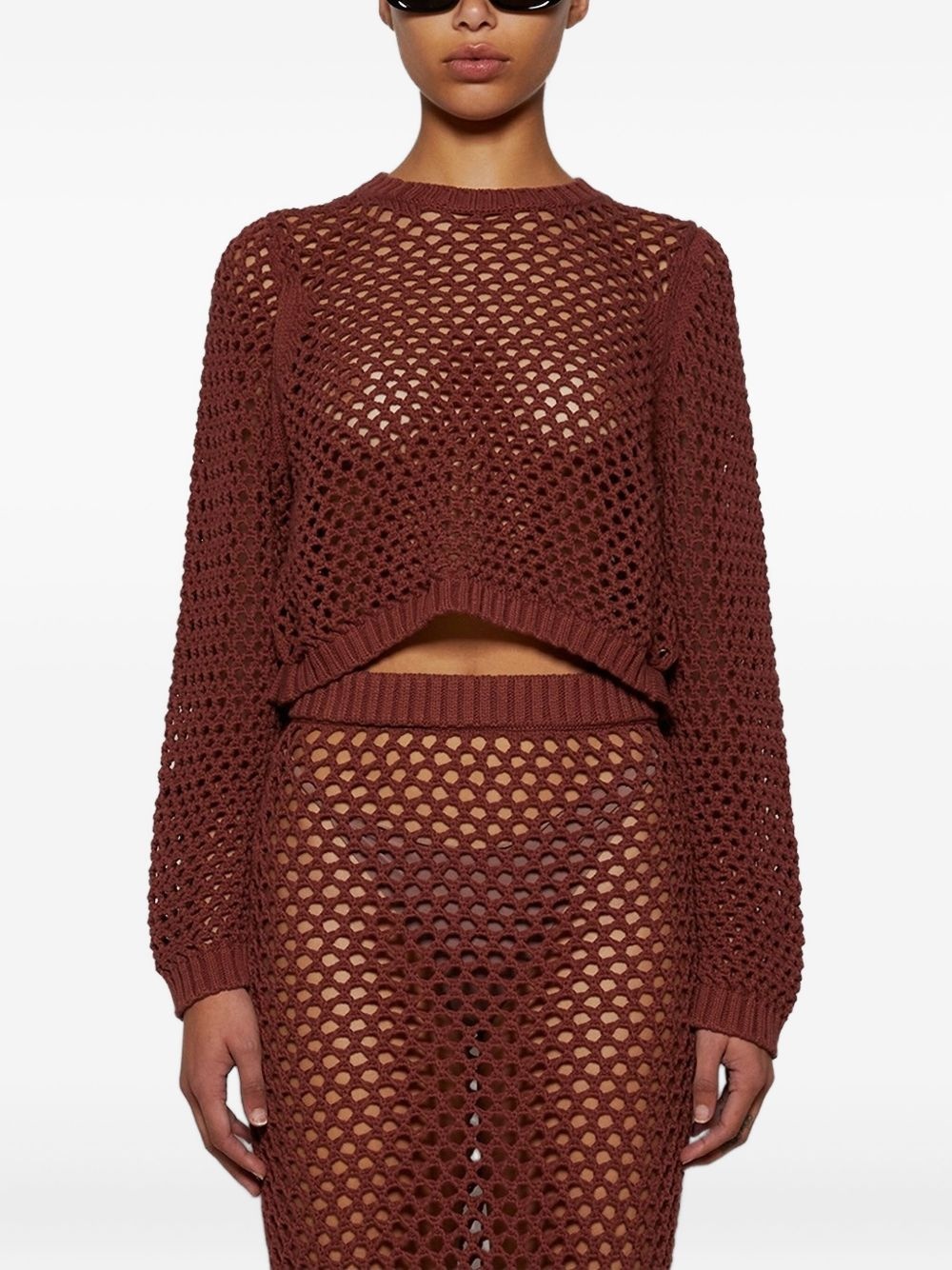 Highgate open-knit sweater - 3