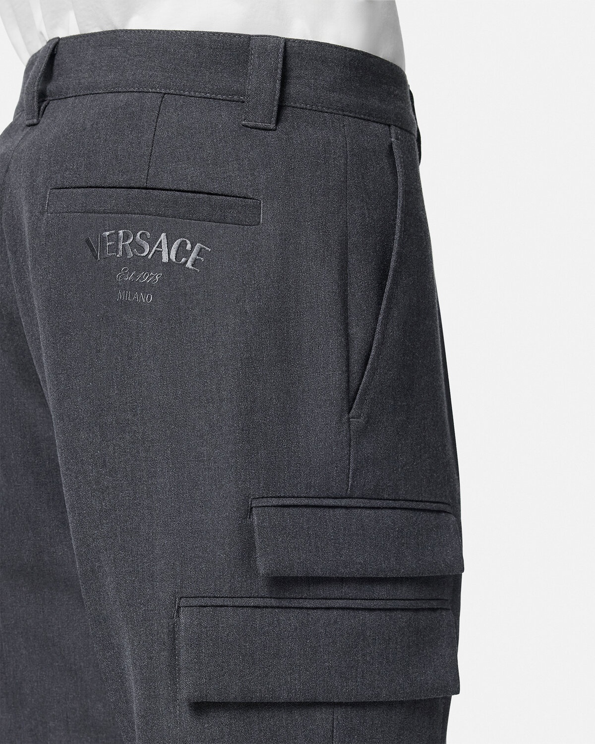 Wool Cargo Trousers - 3