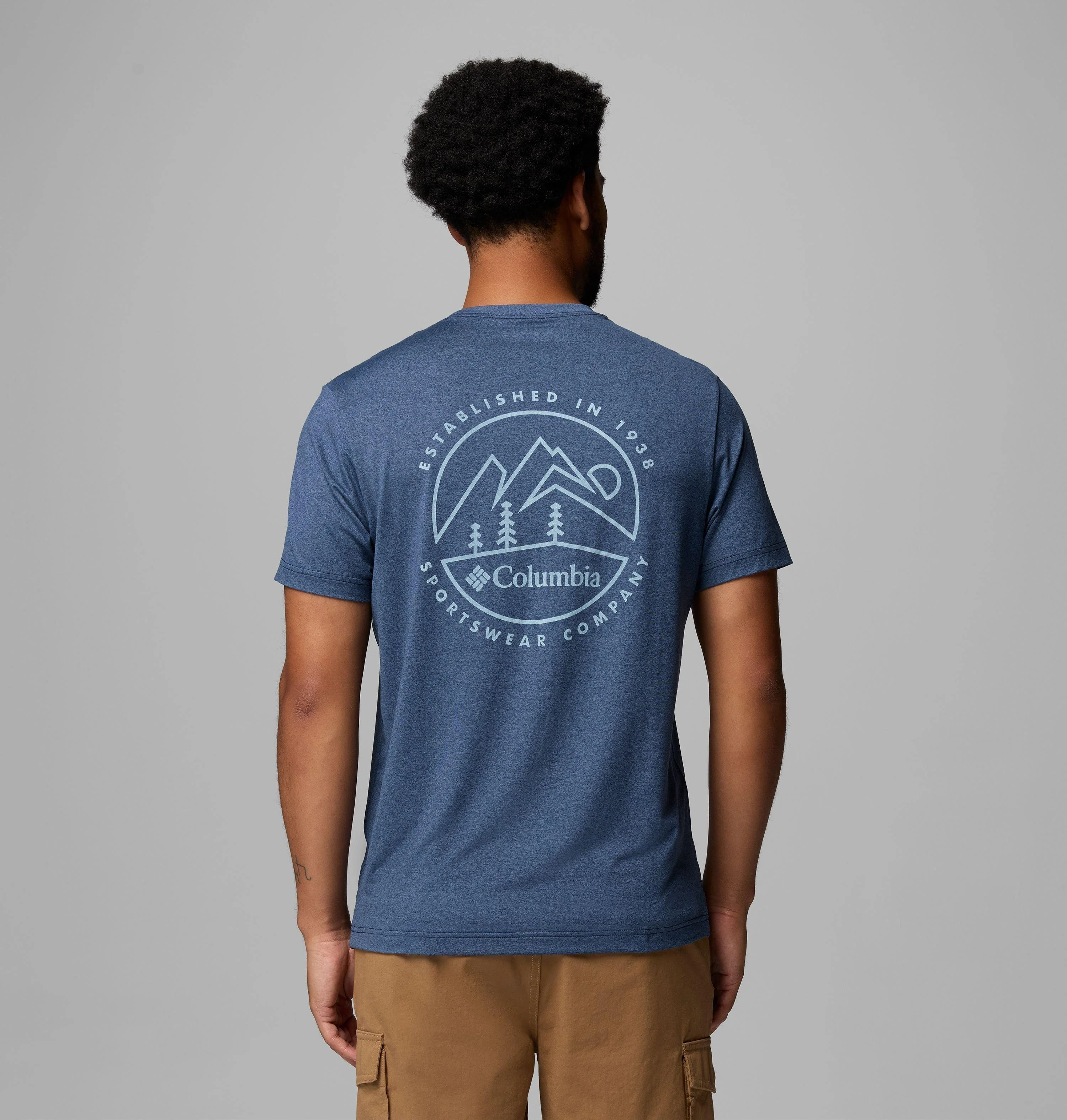 Men's Parsons Point Short Sleeve Back Graphic T-Shirt - 1