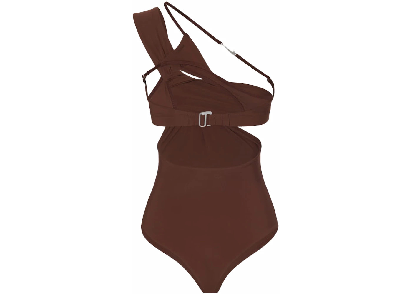 Jacquemus x Nike Le Body Drapé Dress Brown - 2