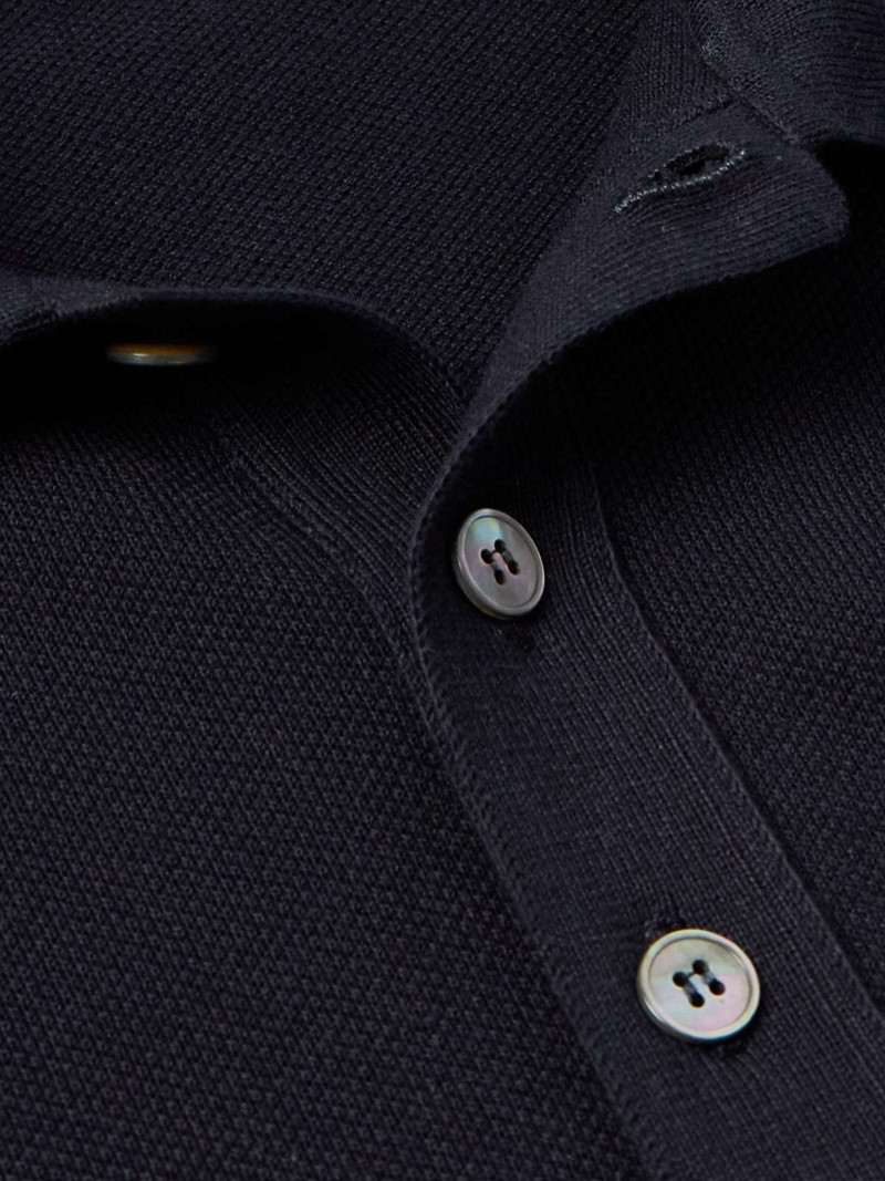 Slim-Fit Cotton-Piqué Polo Shirt 4