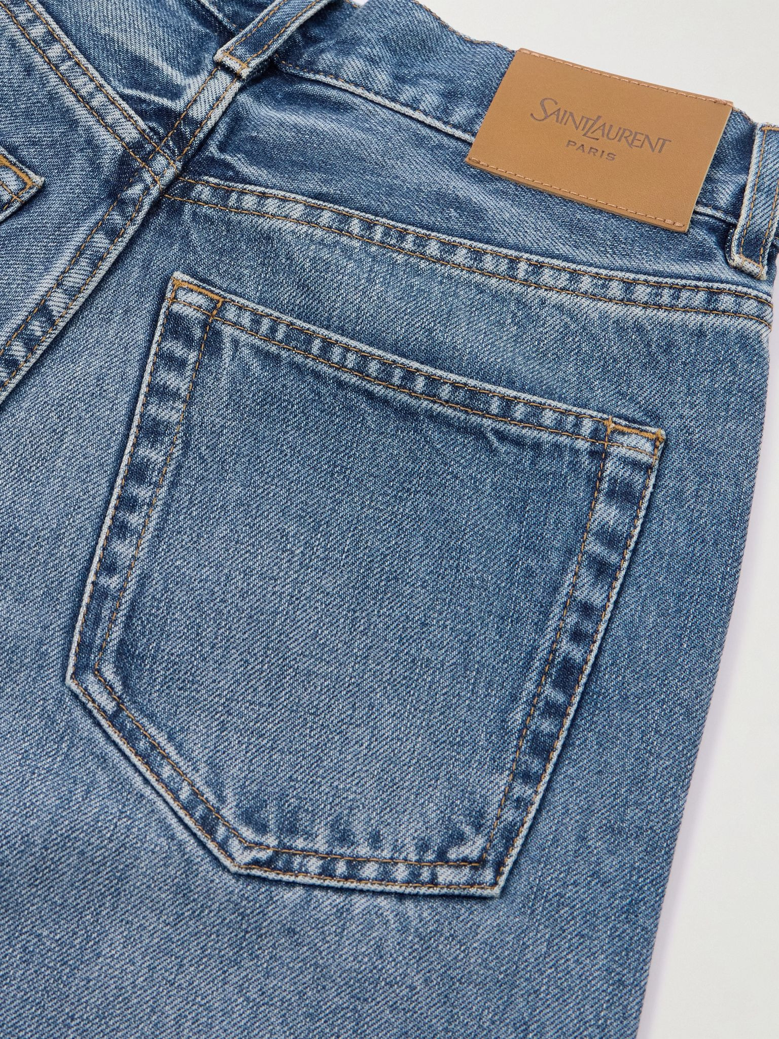 High-rise wide-leg jeans Mid denim - 6